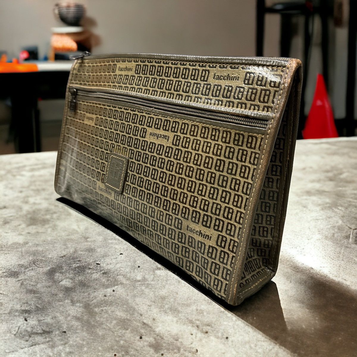 Sergio Tacchini × Vintage VINTAGE SERGIO TACCHINI FULL PRINT CLUTCH BAG Size ONE SIZE - 4 Thumbnail
