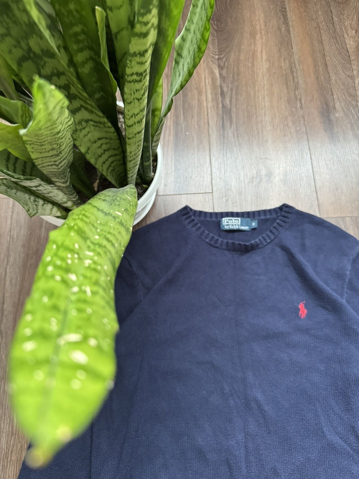 Polo Ralph Lauren Polo Ralph Lauren men’s Small knitted navy blue sweater Size US S / EU 44-46 / 1 - 2 Thumbnail