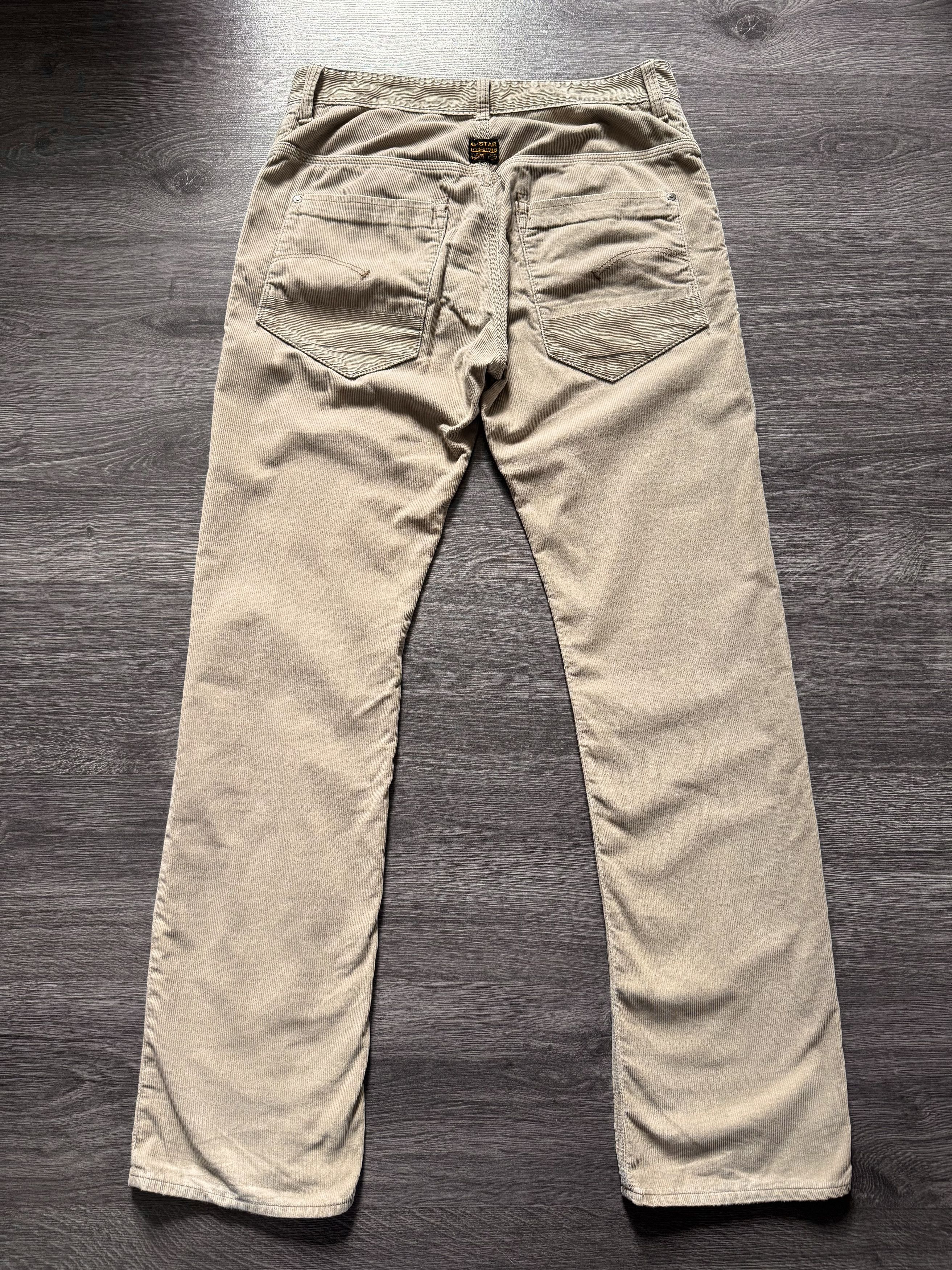 G-Star Vintage G Star Raw Corduroy Pants Y2K Beige Size US 32 / EU 48 - 2 Thumbnail