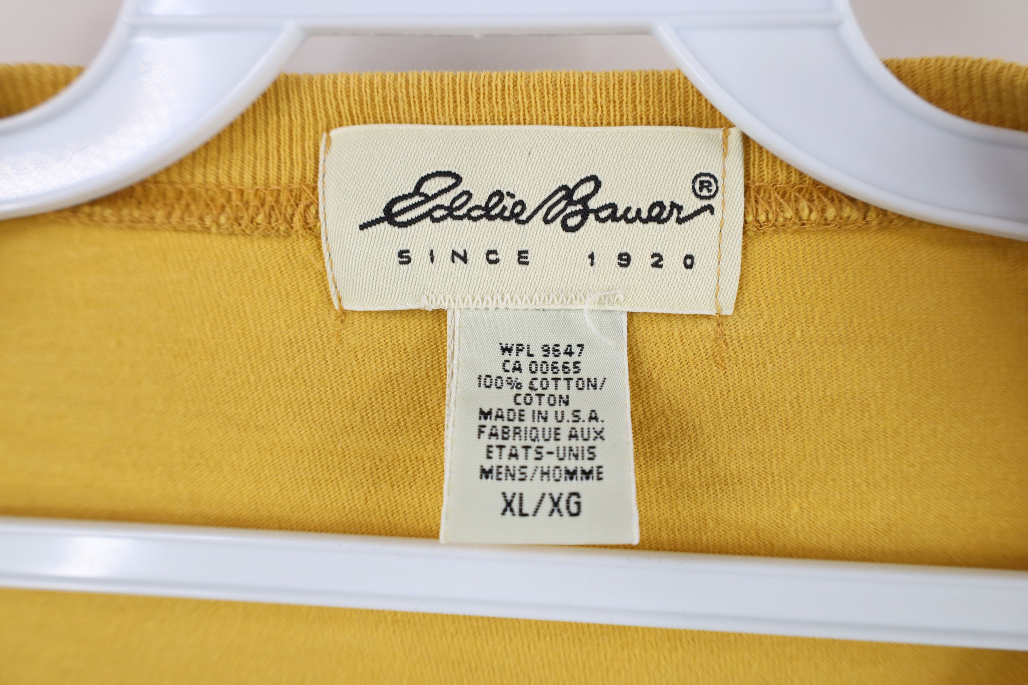 Eddie Bauer × Vintage Vintage 90s Eddie Bauer Long Sleeve T-Shirt Cotton USA Size US XL / EU 56 / 4 - 7 Thumbnail