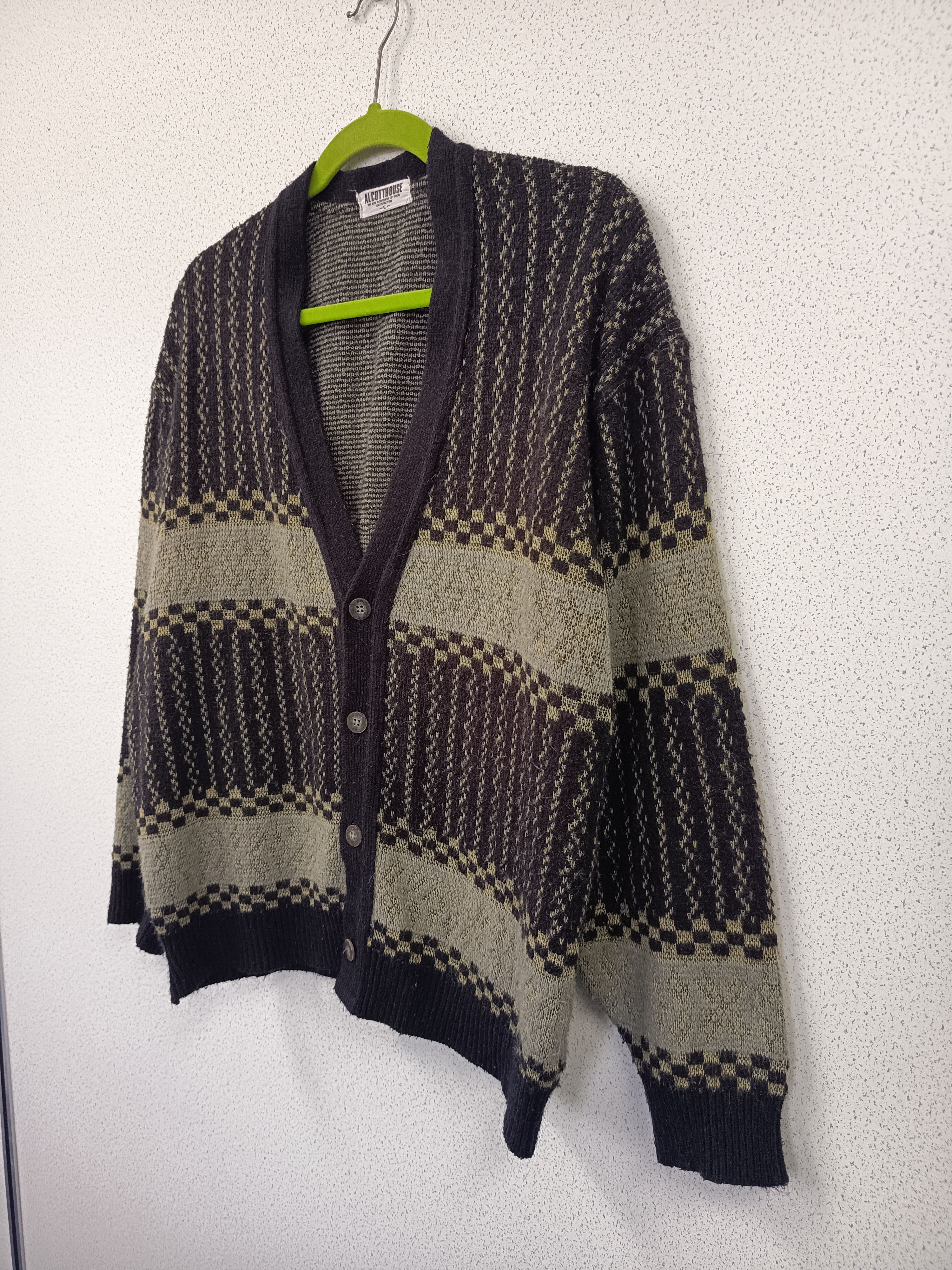 Vintage AlcottHouse Vintage Knit Cardigan – Patterned Retro Style Size US L / EU 52-54 / 3 - 3 Thumbnail