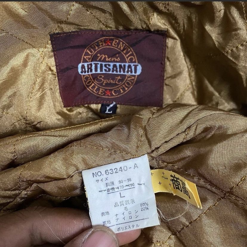 Japanese Brand × Leather × Studio D'Artisan Artisan Veterano Pattern Jacket Size US L / EU 52-54 / 3 - 5 Thumbnail