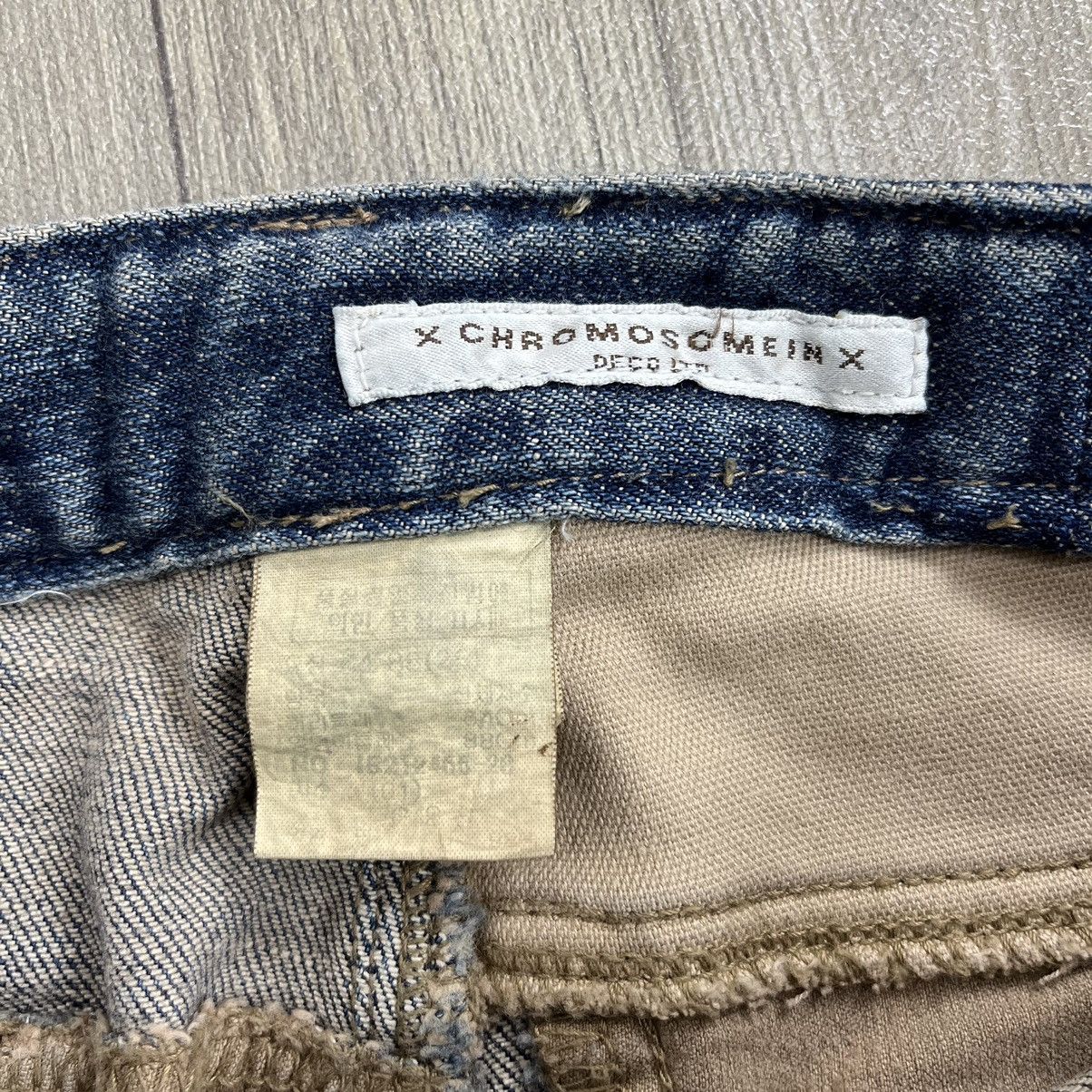 If Six Was Nine × Japanese Brand × Le Grande Bleu (L.G.B.) RARE🔥 XChromosomeinX Patchworked Leopard Denim Flare Jeans Size US 26 / EU 42 - 15 Thumbnail