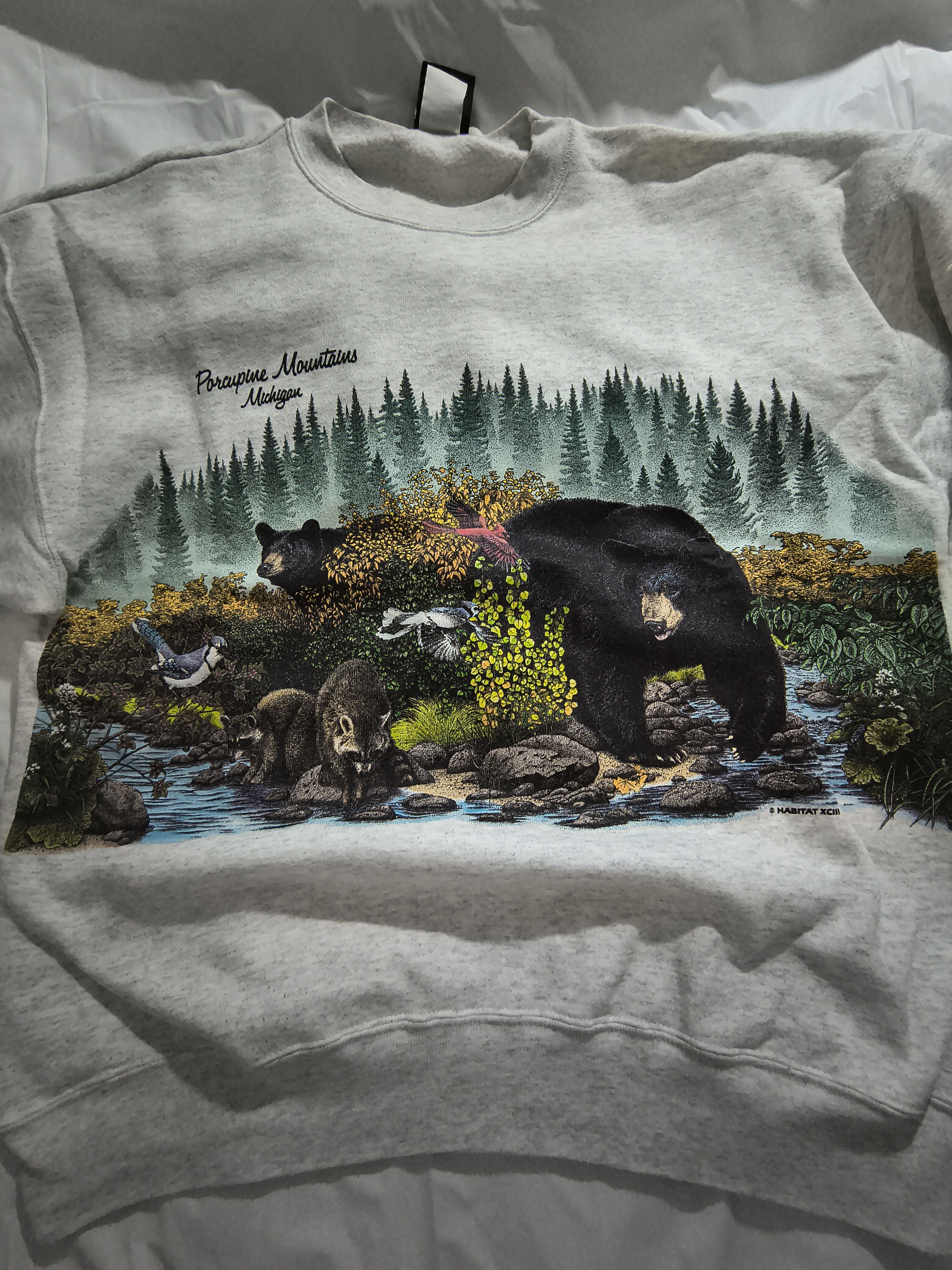 Signal Sport nature porcupine mountain Michigan wrap around sweater Size US XL / EU 56 / 4 - 2 Thumbnail