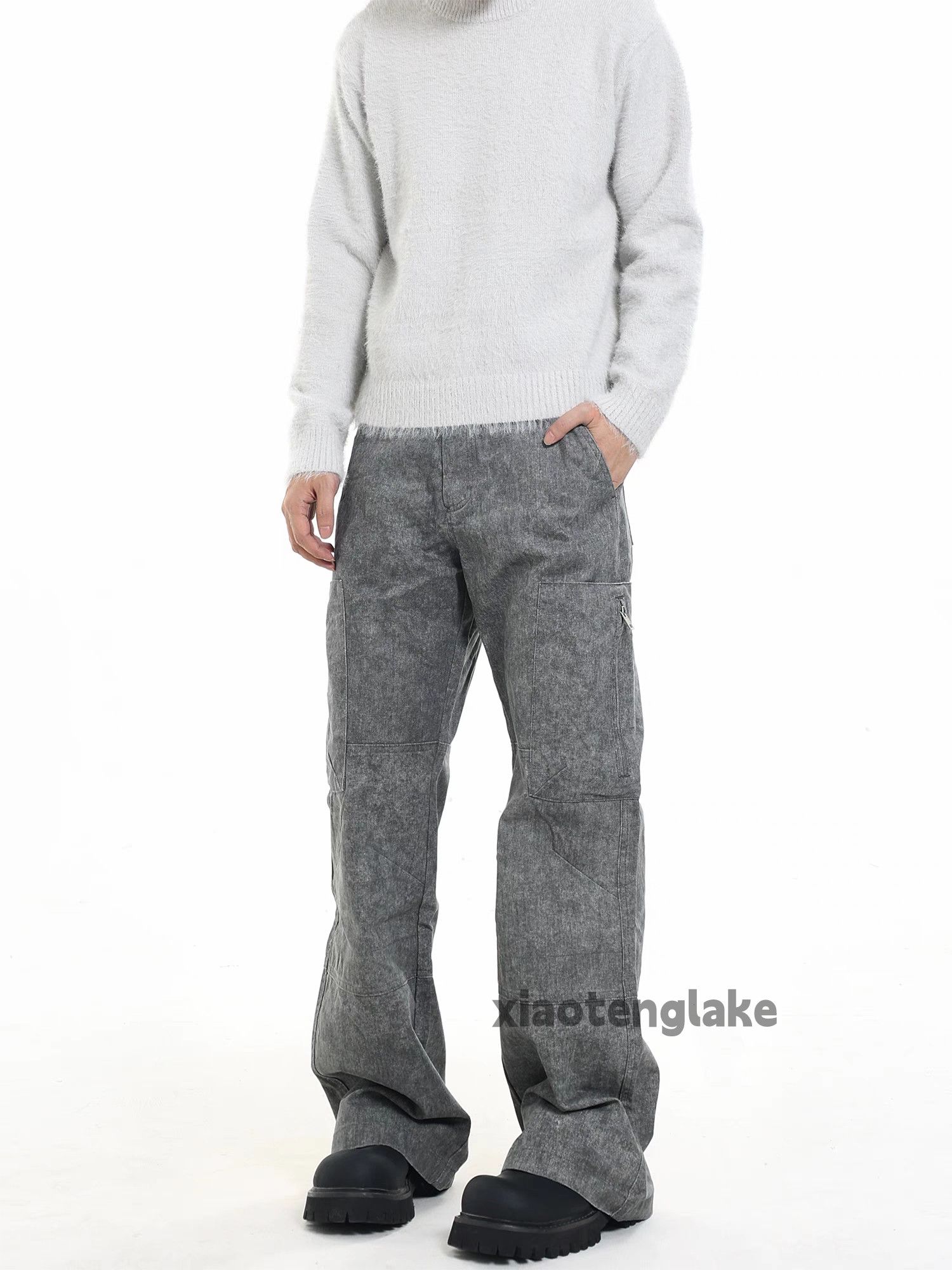 Vintage Unisex outdoor sports utility punk yuppie cargo pants Size US 32 / EU 48 - 4 Thumbnail