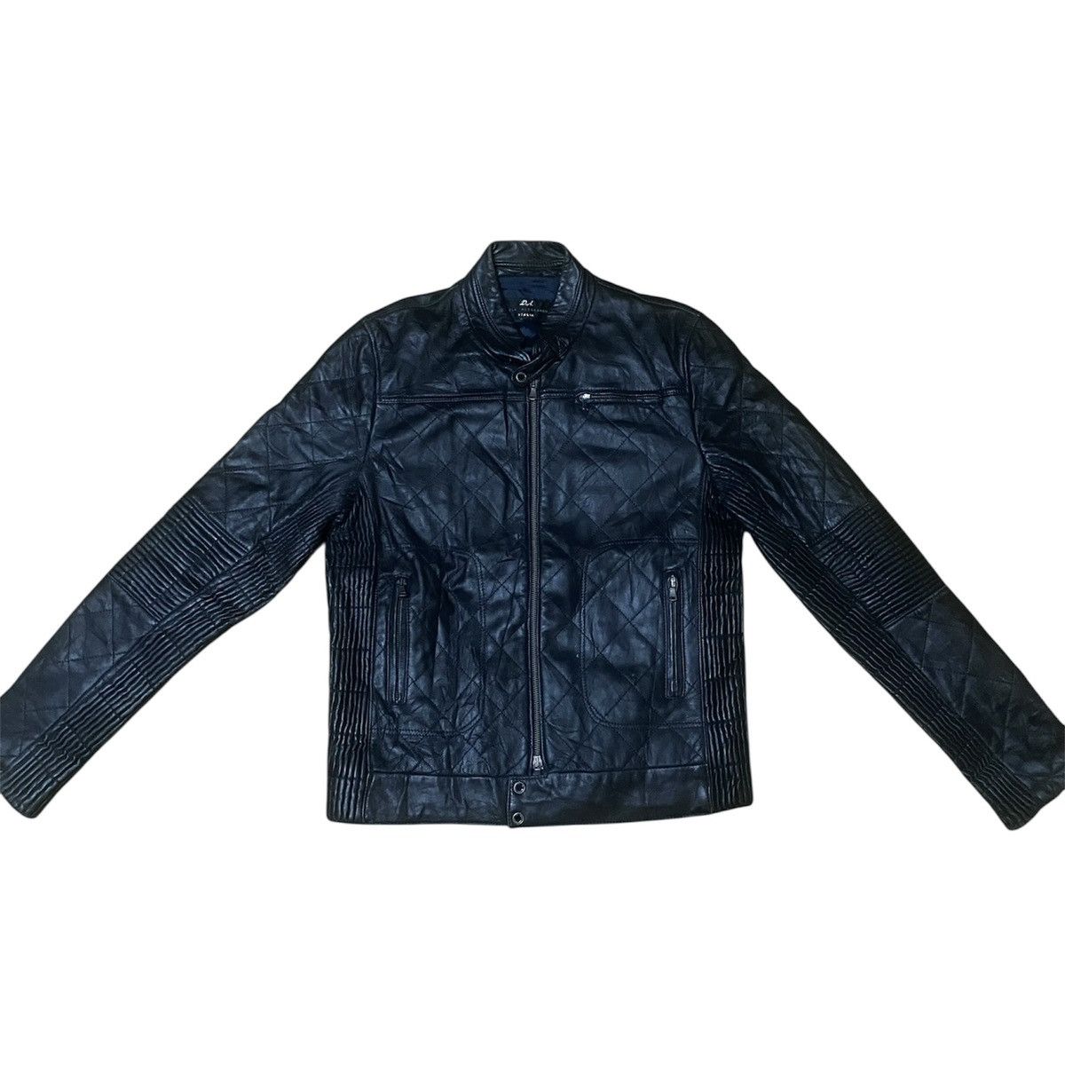 Daniele Alessandrini Danielle Alessandrini Side Pleated Bikers Leather Jacket Size US M / EU 48-50 / 2 - 1 Thumbnail