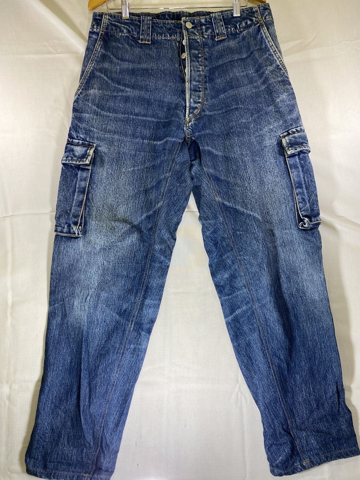 Yohji Yamamoto yyph denim cargo pants Size US 34 / EU 50 - 1 Thumbnail