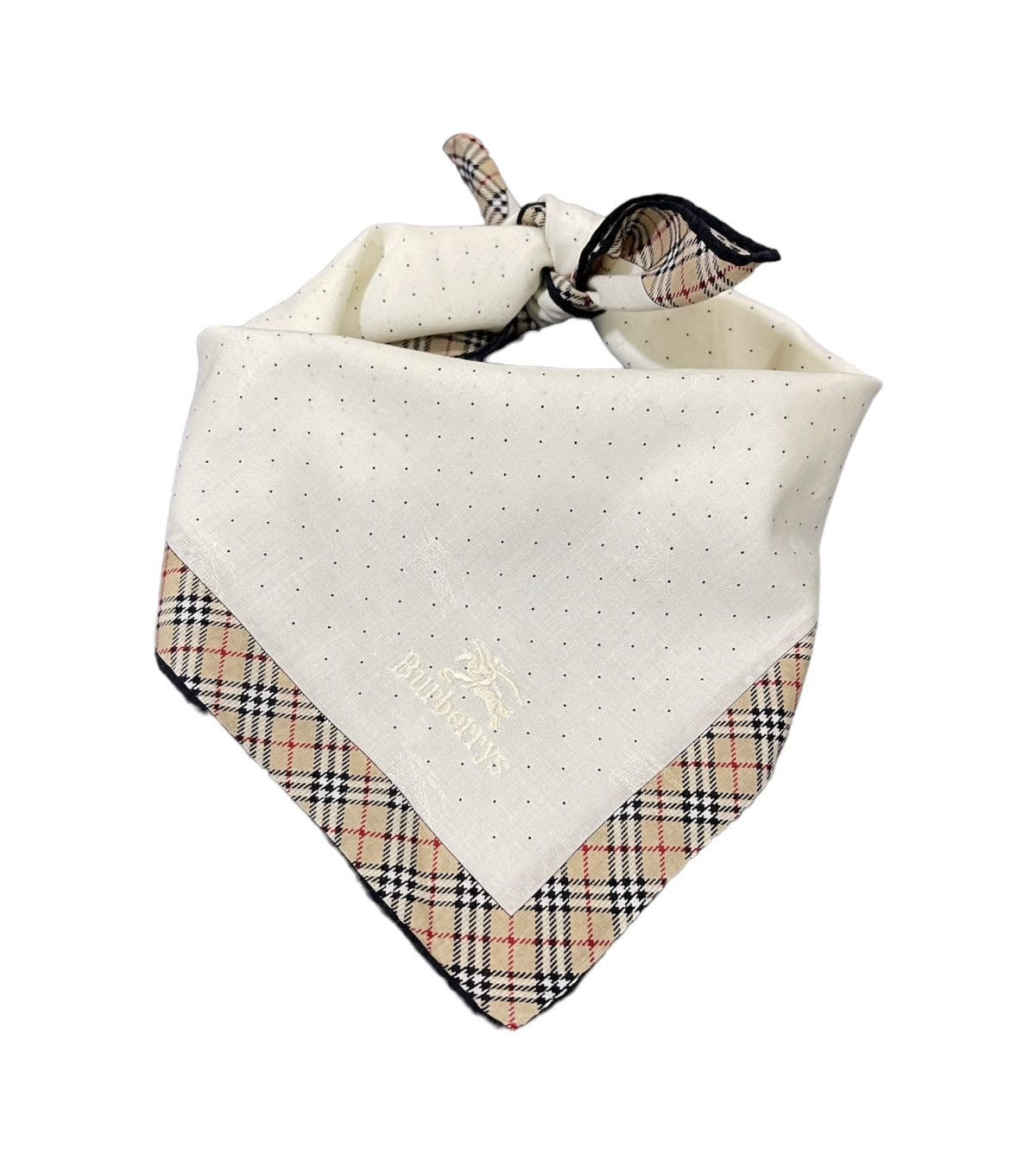 Burberry × Vintage vintage burberrys handkerchief // neckerchief // bandana Size ONE SIZE - 2 Thumbnail