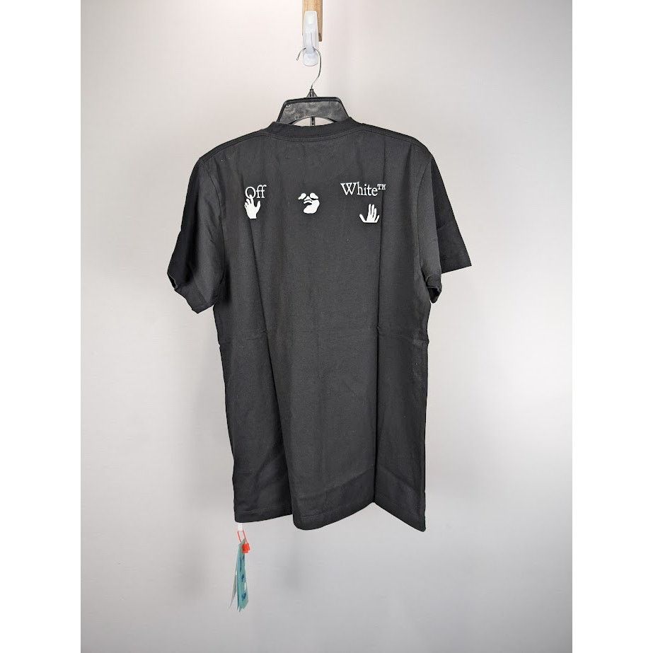Off-White o1rshd1 Black Business Short Sleeve T-Shirt in Black Orange Size US L / EU 52-54 / 3 - 11 Thumbnail