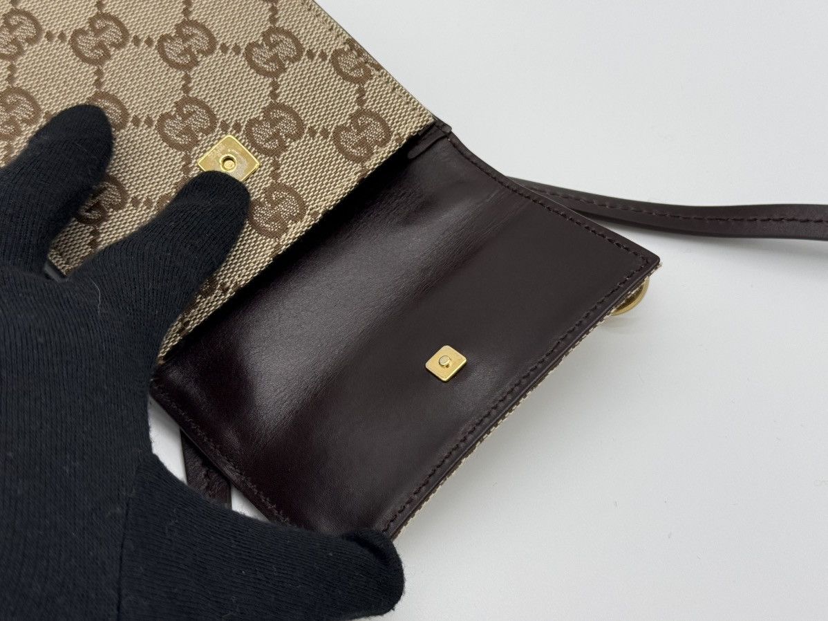 Gucci Gucci GG Canvas Shoulder Bag – Beige with Gold Hardware Size ONE SIZE - 9 Thumbnail