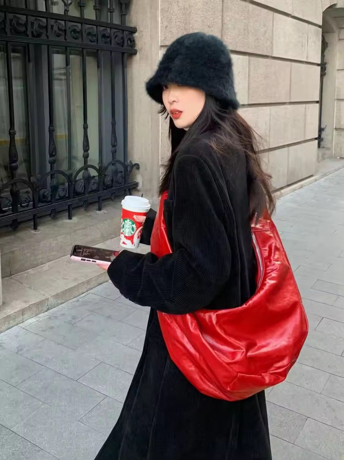 Soft PU Leather Shoulder Bag