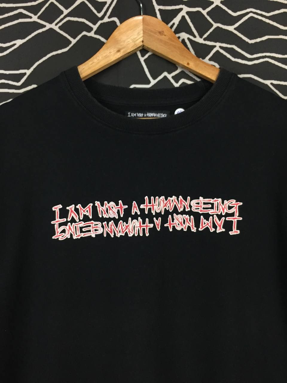 I Am Not A Human Being I AM NOT A HUMAN BEING Spell Out Logo Tee Size US XL / EU 56 / 4 - 3 Thumbnail