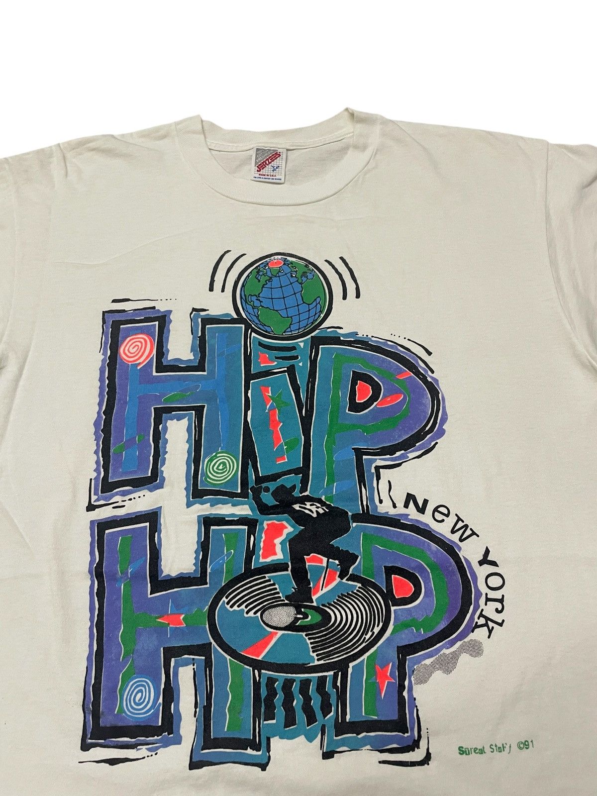Product Of New York Vintage 90s HIP HOP New York by Street Stafy 90 Tshirt Size US L / EU 52-54 / 3 - 2 Thumbnail