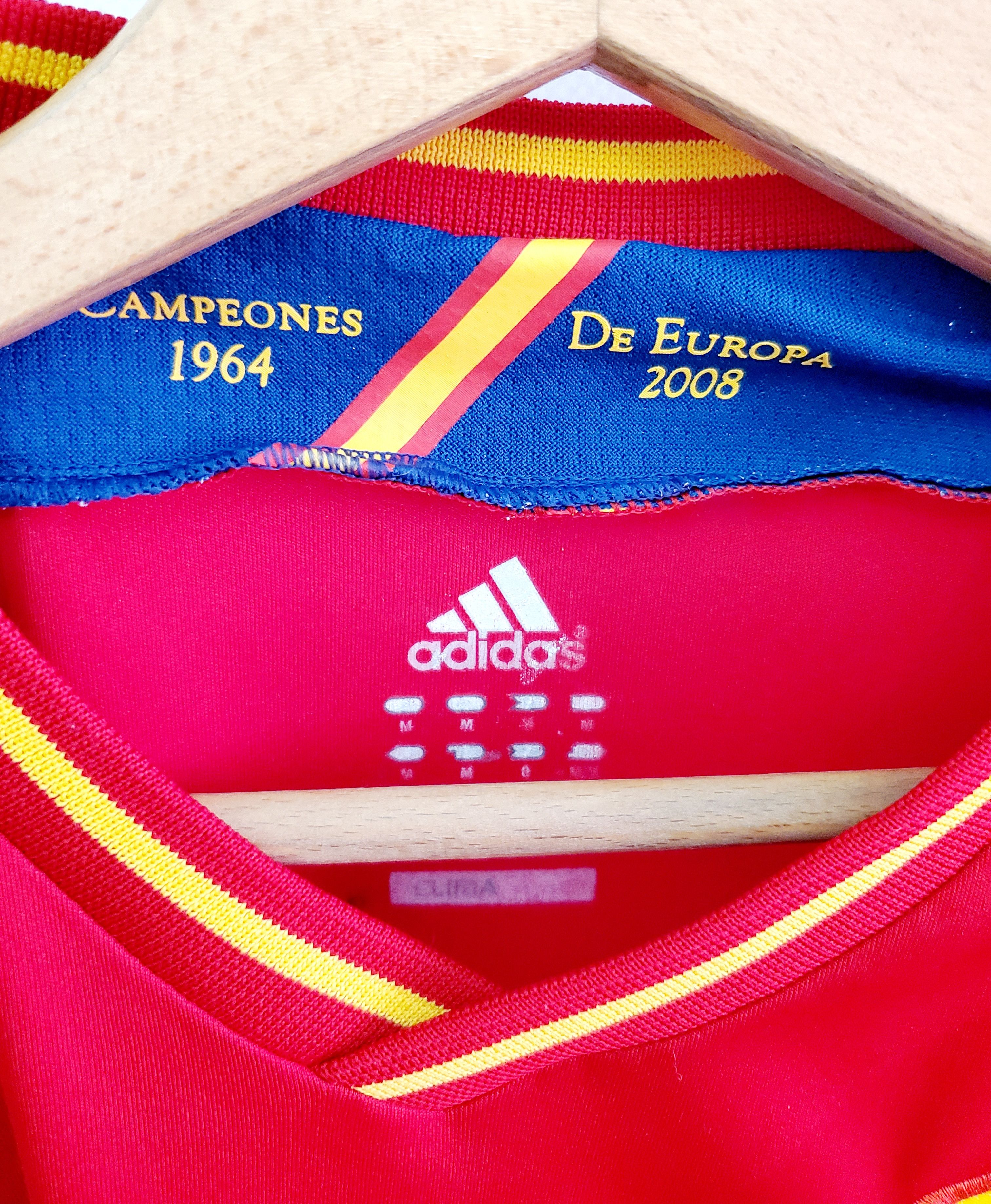 Adidas SPAIN NATIONAL TEAM 2012-13 HOME jersey ideal condition M Size US M / EU 48-50 / 2 - 3 Thumbnail
