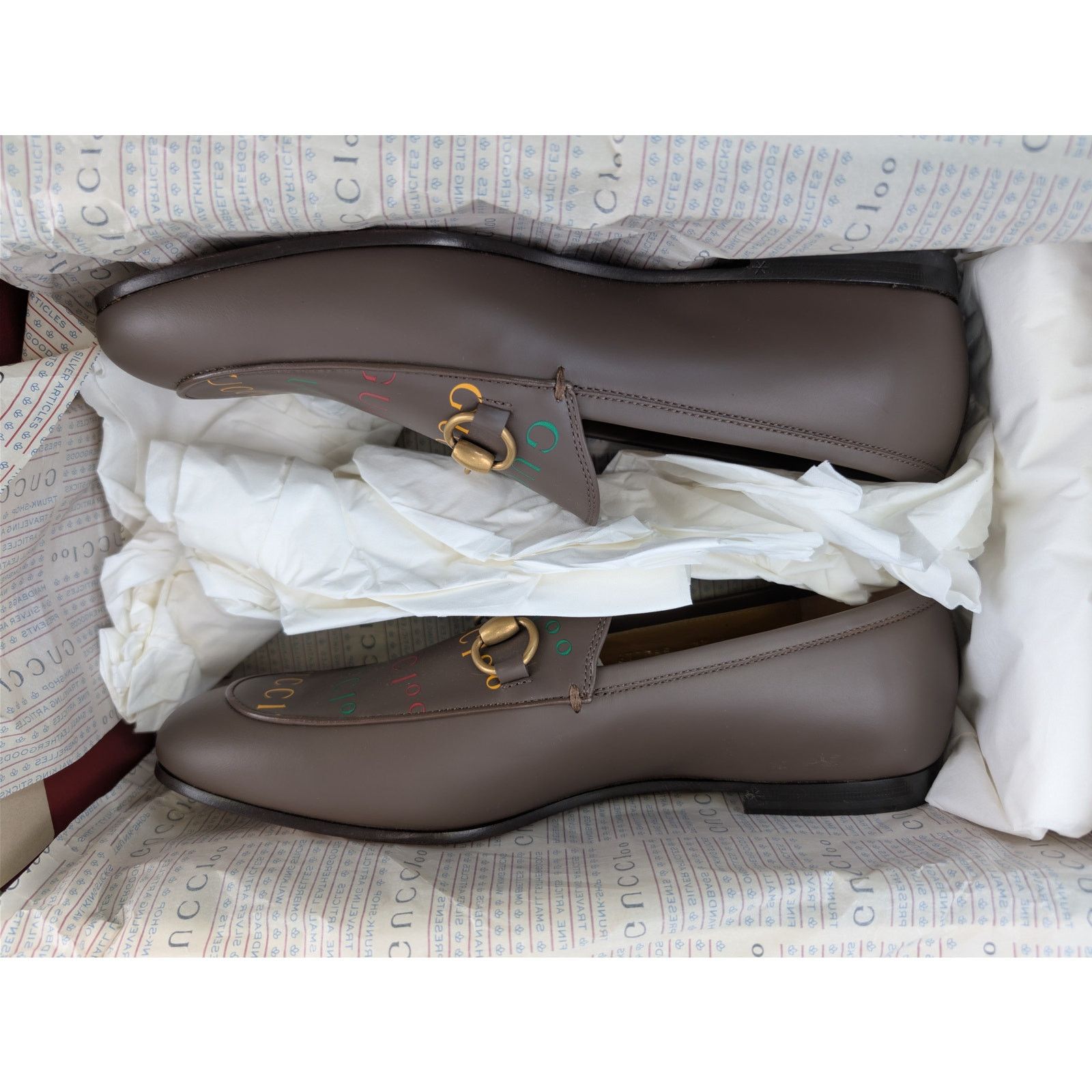 Gucci o1rshd1 Leather Jordaan Horsebit Loafers Boots in Brown Size US 8 / EU 41 - 21 Thumbnail