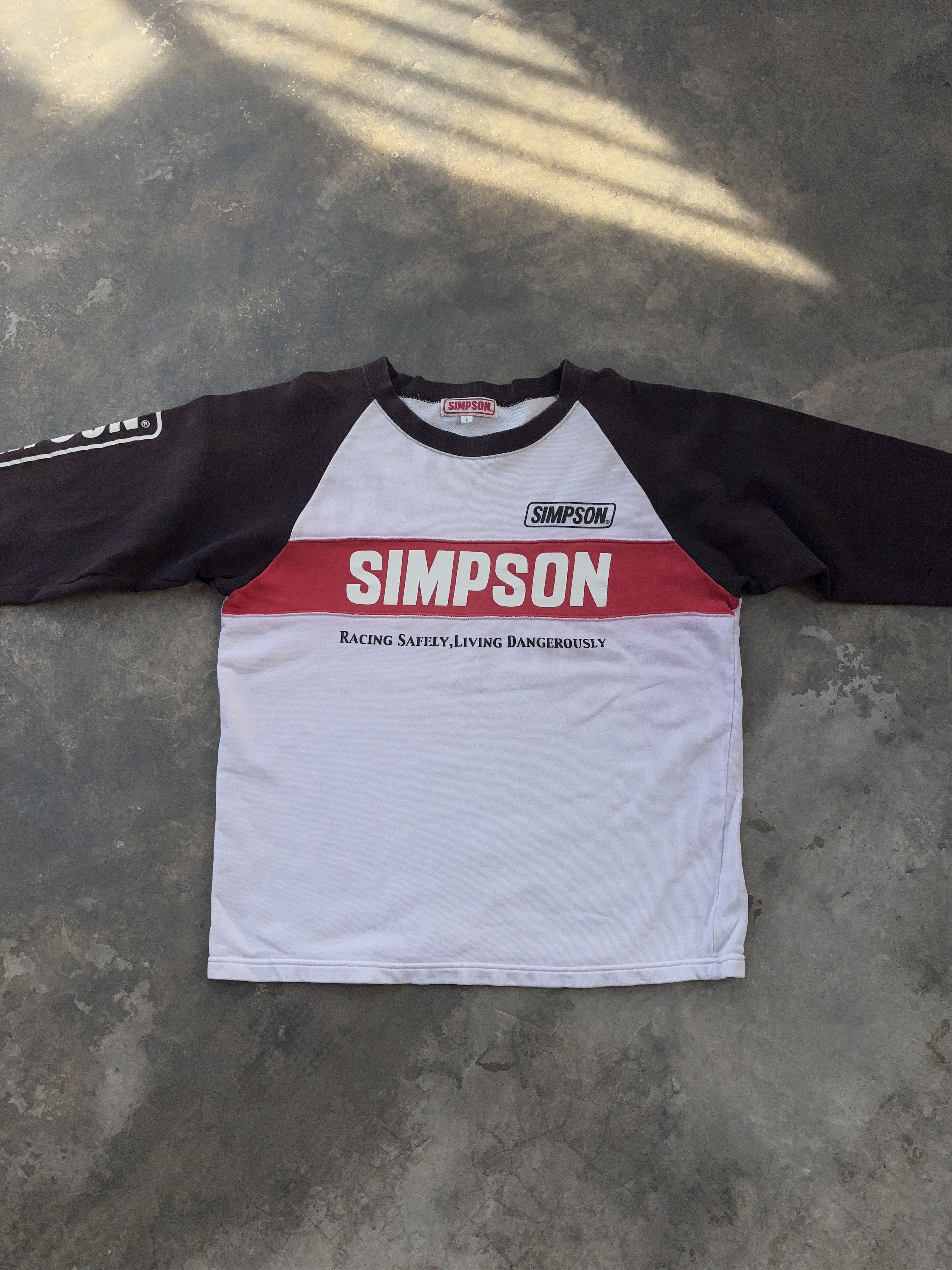 Other Simpson Vintage Motorsport Long Sleeve T-Shirt Size US L / EU 52-54 / 3 - 1 Thumbnail
