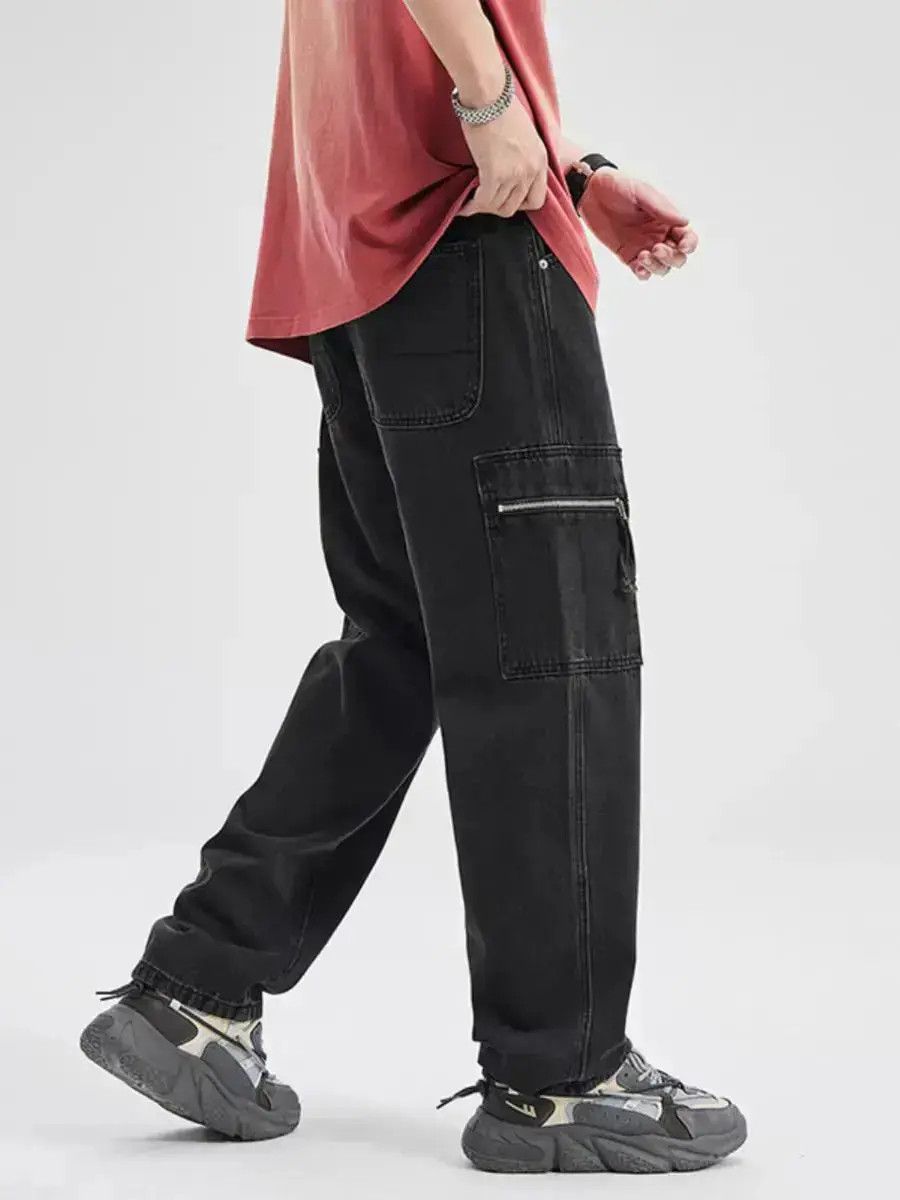 Japanese Brand Retro trendy pocket workwear jeans Size US 32 / EU 48 - 4 Thumbnail
