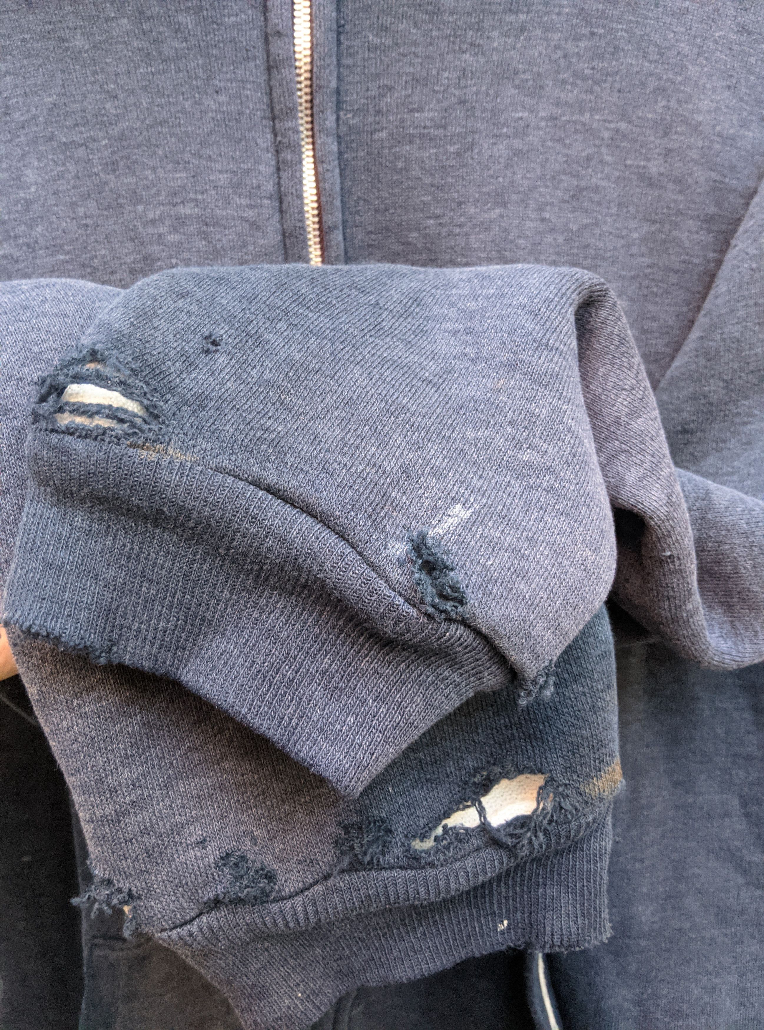 Vintage Vintage 60s thrashed hoodie thermal sun fade distressed Size US M / EU 48-50 / 2 - 4 Thumbnail