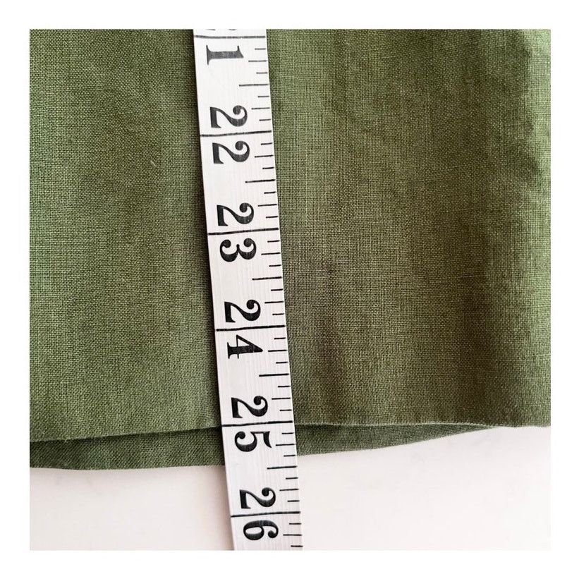 Iceberg Iceberg Army Green 100% Linen Utilitarian Blazer Jacket Size M / US 6-8 / IT 42-44 - 8 Thumbnail