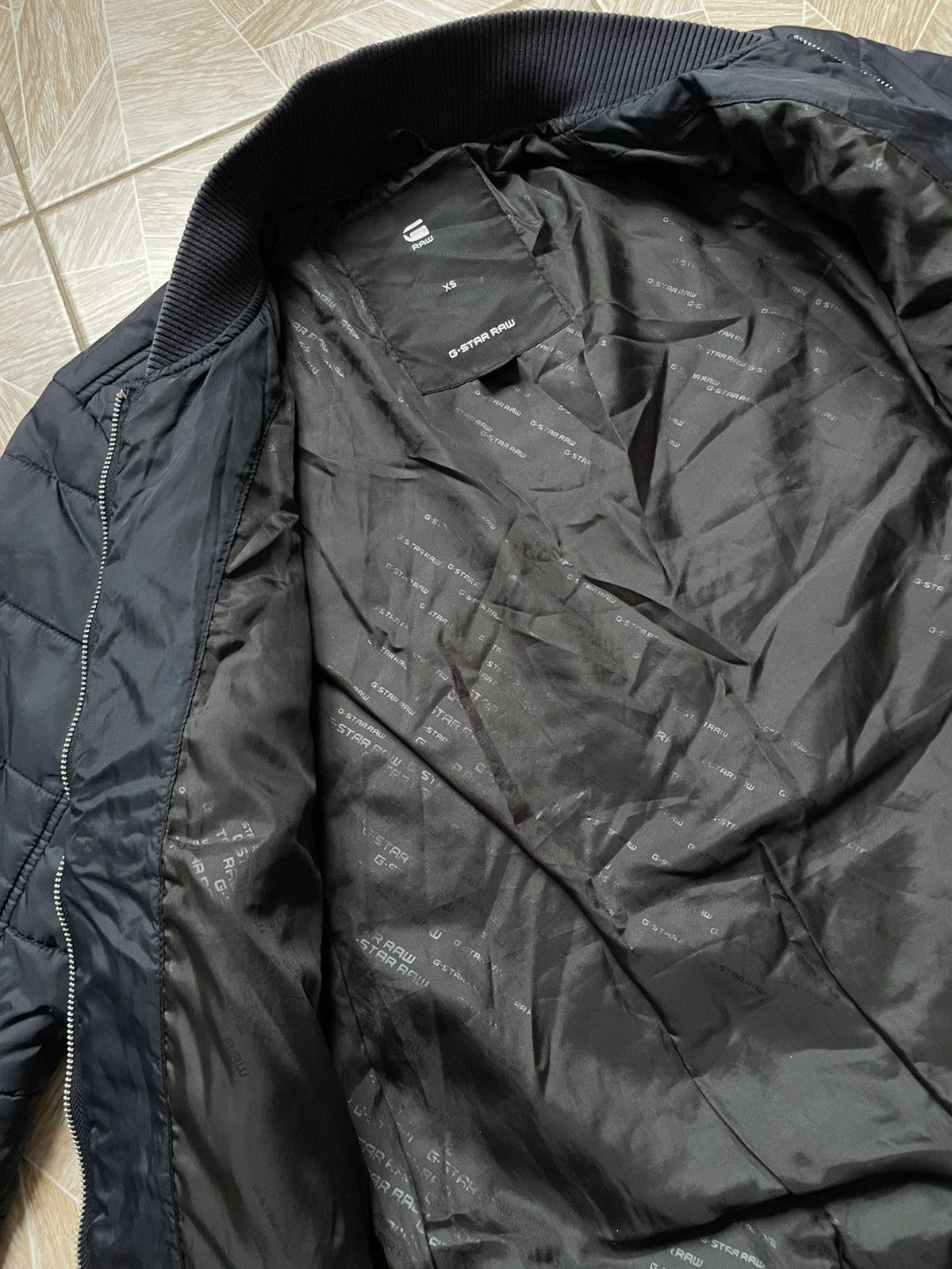 G-Star G Star Raw Denim Meefic Bomber Overshirt L/S XS Navy Jacket Size US XS / EU 42 / 0 - 10 Thumbnail