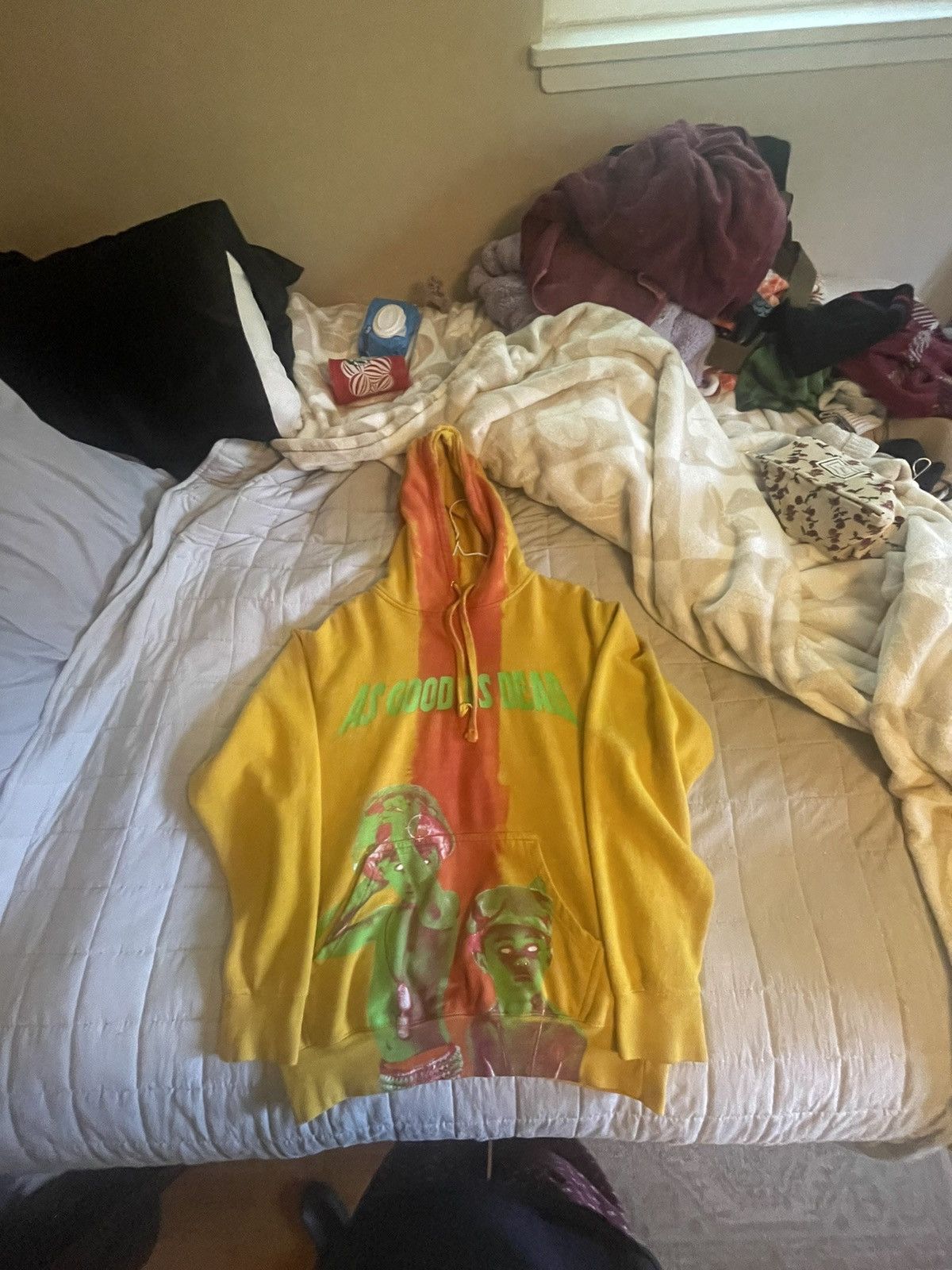 City Morgue × G59 Records City Morgue II “As Good As Dead” multicolor tye dye hoodie Size US M / EU 48-50 / 2 - 4 Thumbnail