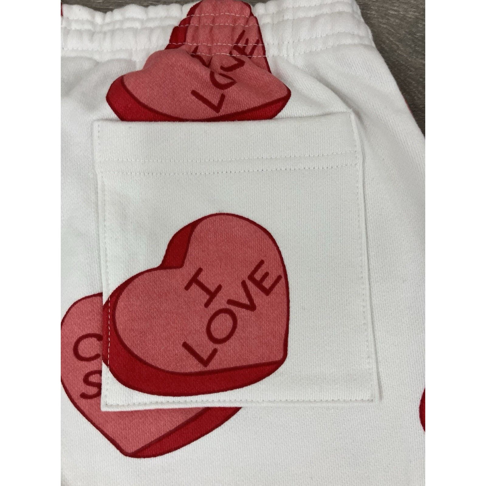 Awful Lot of Cough Syrup Awful Lot Of Cough Syrup Sweatpants ' Valentines ' RARE! NEW Size US 35 - 13 Thumbnail