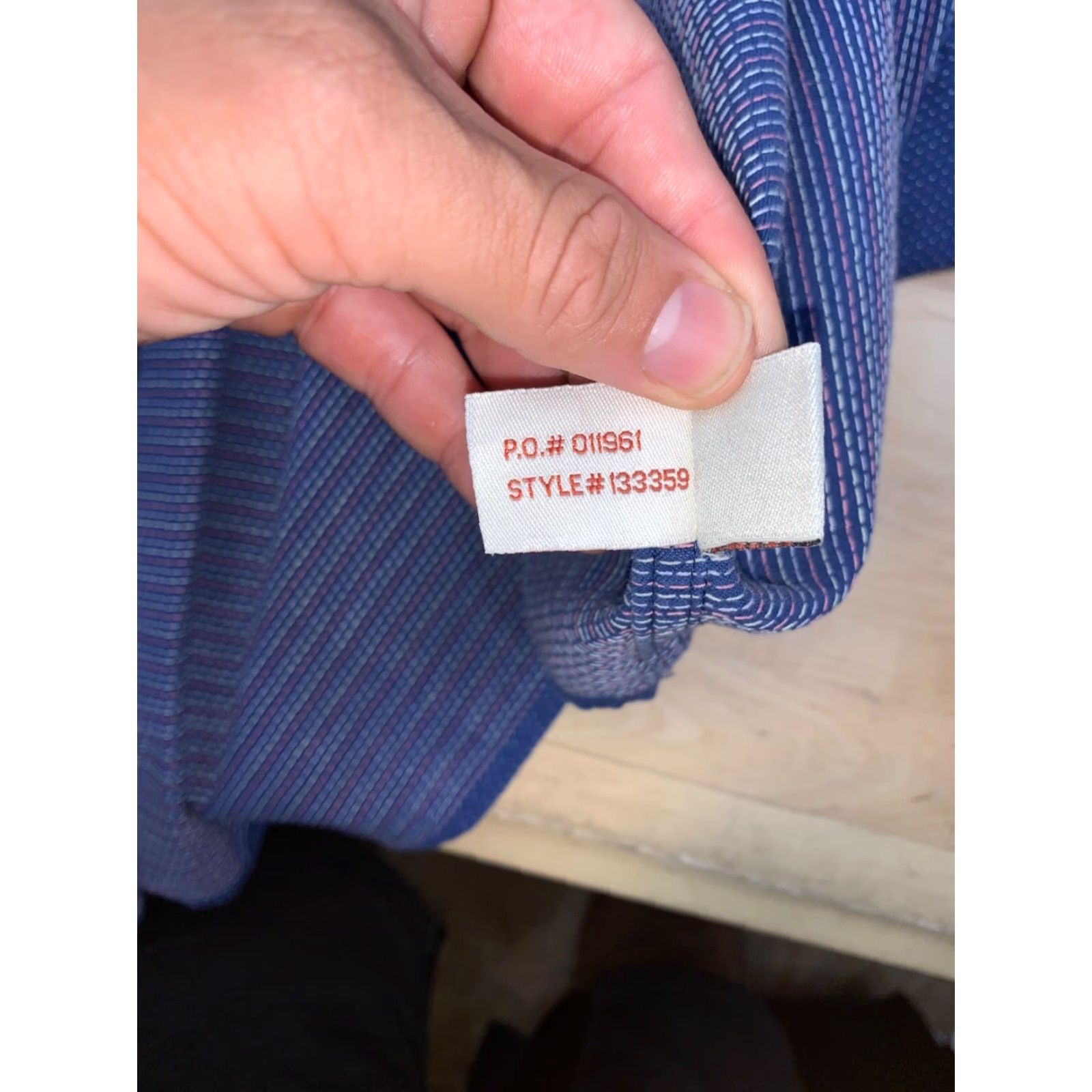 Carbon2Cobalt Carbon2Cobalt XL Button-Down Shirt Blue 100% Cotton Men’s Classic Preppy Long Sleeve Polka Dot Casual Workwear Size US XL / EU 56 / 4 - 2 Thumbnail