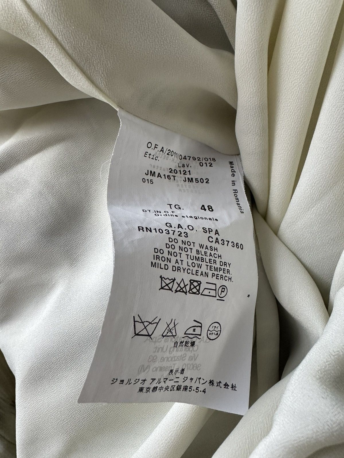 Armani Collezioni Armani Collezioni Silk Dress Size 48 Size XL / US 12-14 / IT 48-50 - 6 Thumbnail
