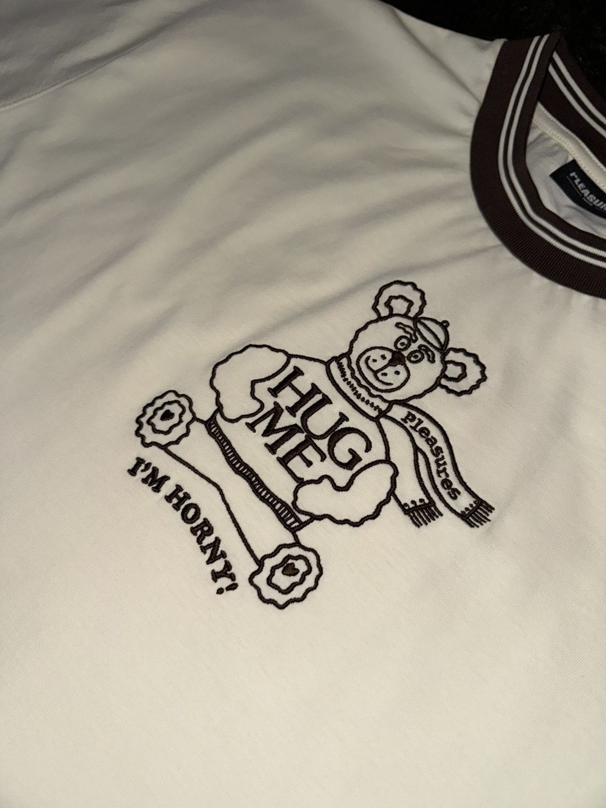 Pleasures [XL] Pleasures hug me bear embroidery relaxed fit T-shirts Size US XL / EU 56 / 4 - 2 Thumbnail