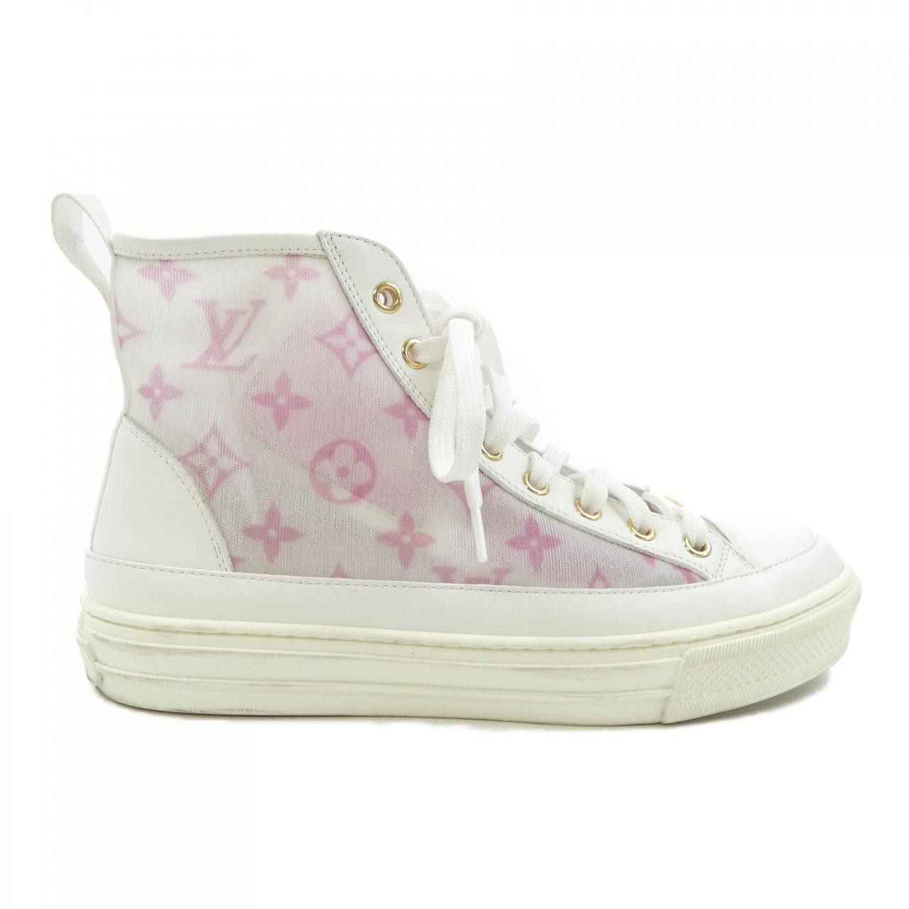 Louis Vuitton Louis Vuitton Louis Vuitton Stellar Line Sneakers Leather Shoes DUTY FREE for USA Size ONE SIZE - 1 Thumbnail