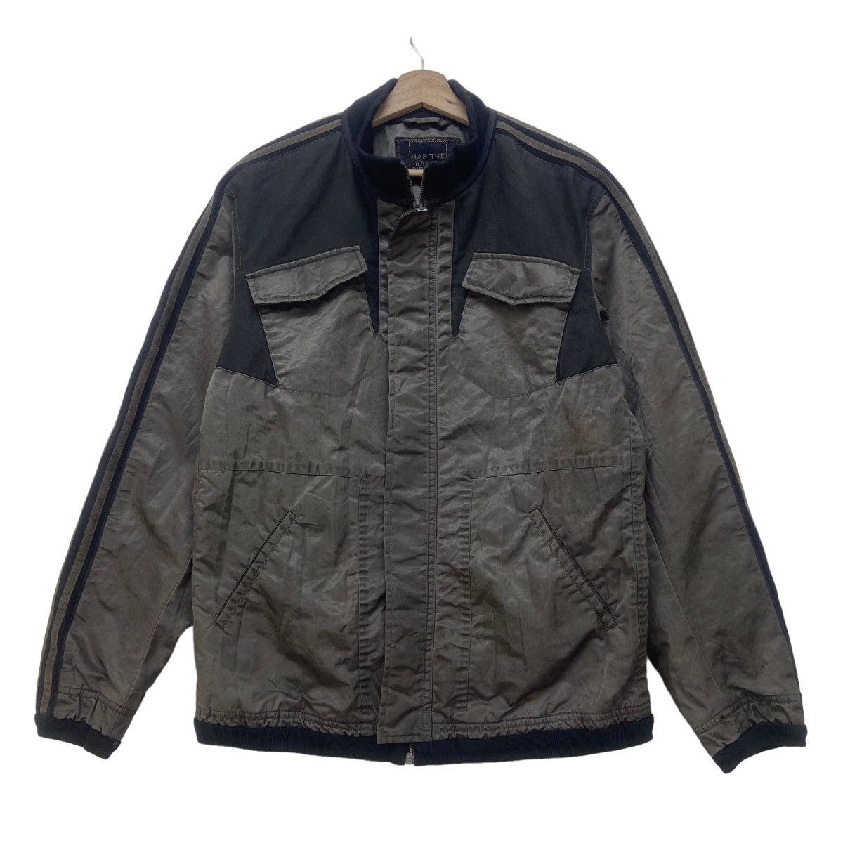 Designer × Marithe + Francois Girbaud Marithe Francois Girbaud Two-tone Nylon Jacket Size US M / EU 48-50 / 2 - 1 Thumbnail