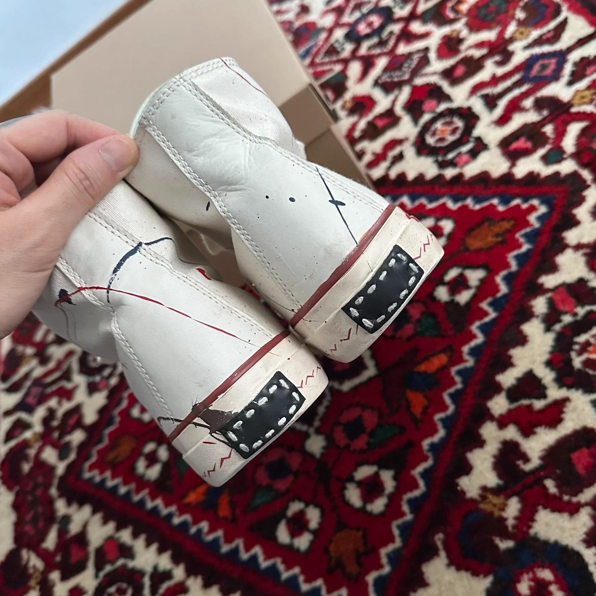 Visvim VISVIM 19AW ICT SKAGWAY Splatter High Top Canvas 9.5 US Size US 9.5 / EU 42-43 - 8 Thumbnail