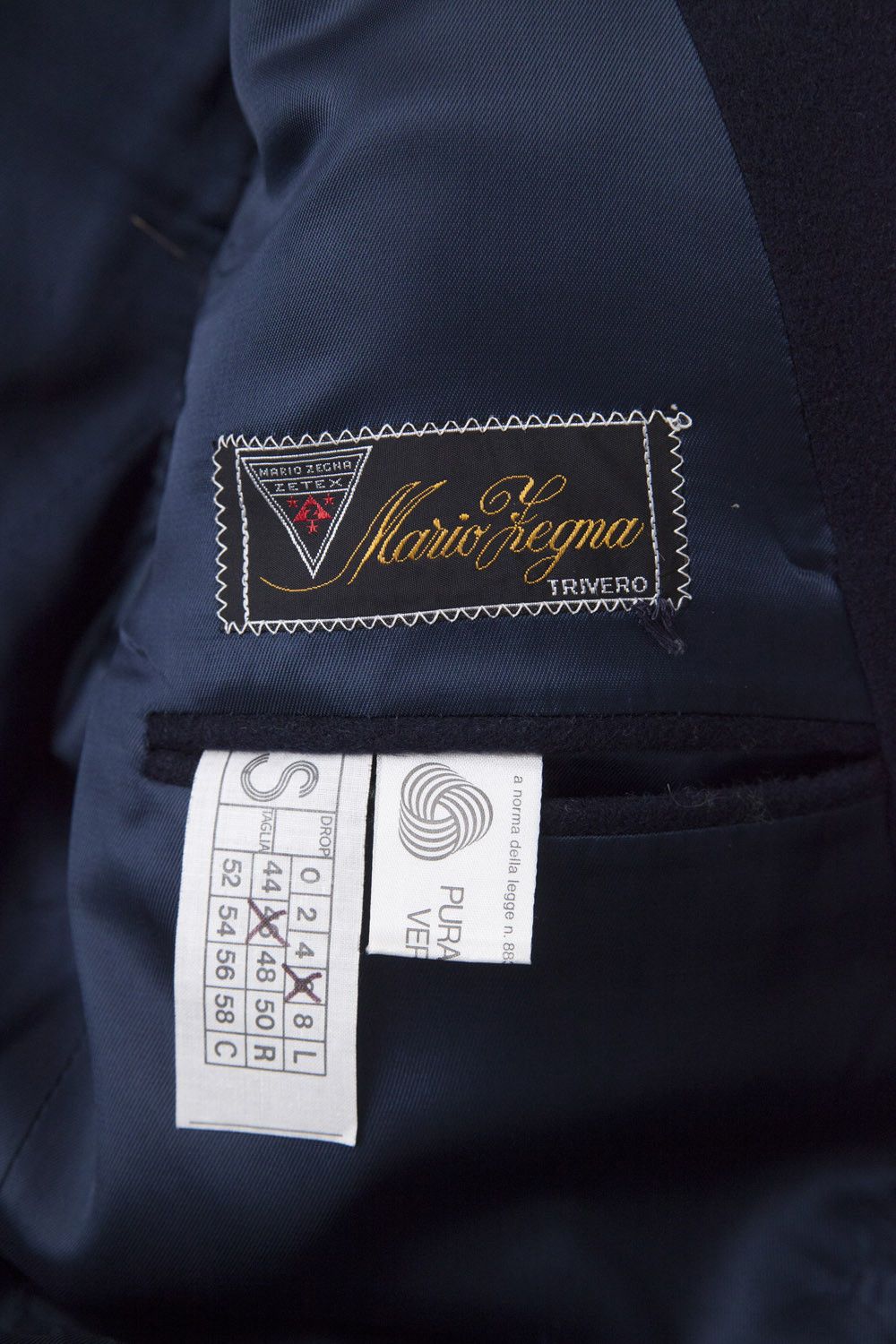 Ermenegildo Zegna Vintage Zegna blue wool coat Size US S / EU 44-46 / 1 - 7 Thumbnail