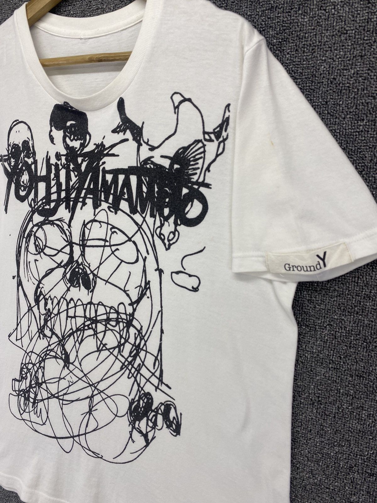 Yohji Yamamoto Vintage Yohji Yamamoto Punk Style Tee T Shirts Size US M / EU 48-50 / 2 - 6 Thumbnail