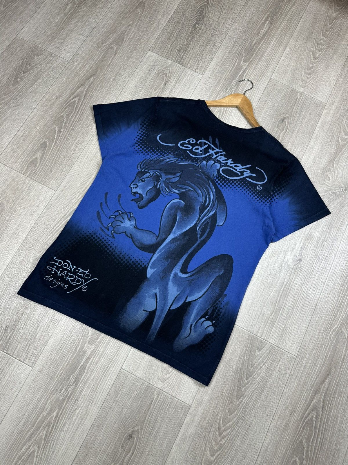 Ed Hardy Vintage Ed Hardy by Christian Audigier Big Logo Lion Rare Size US XL / EU 56 / 4 - 8 Thumbnail