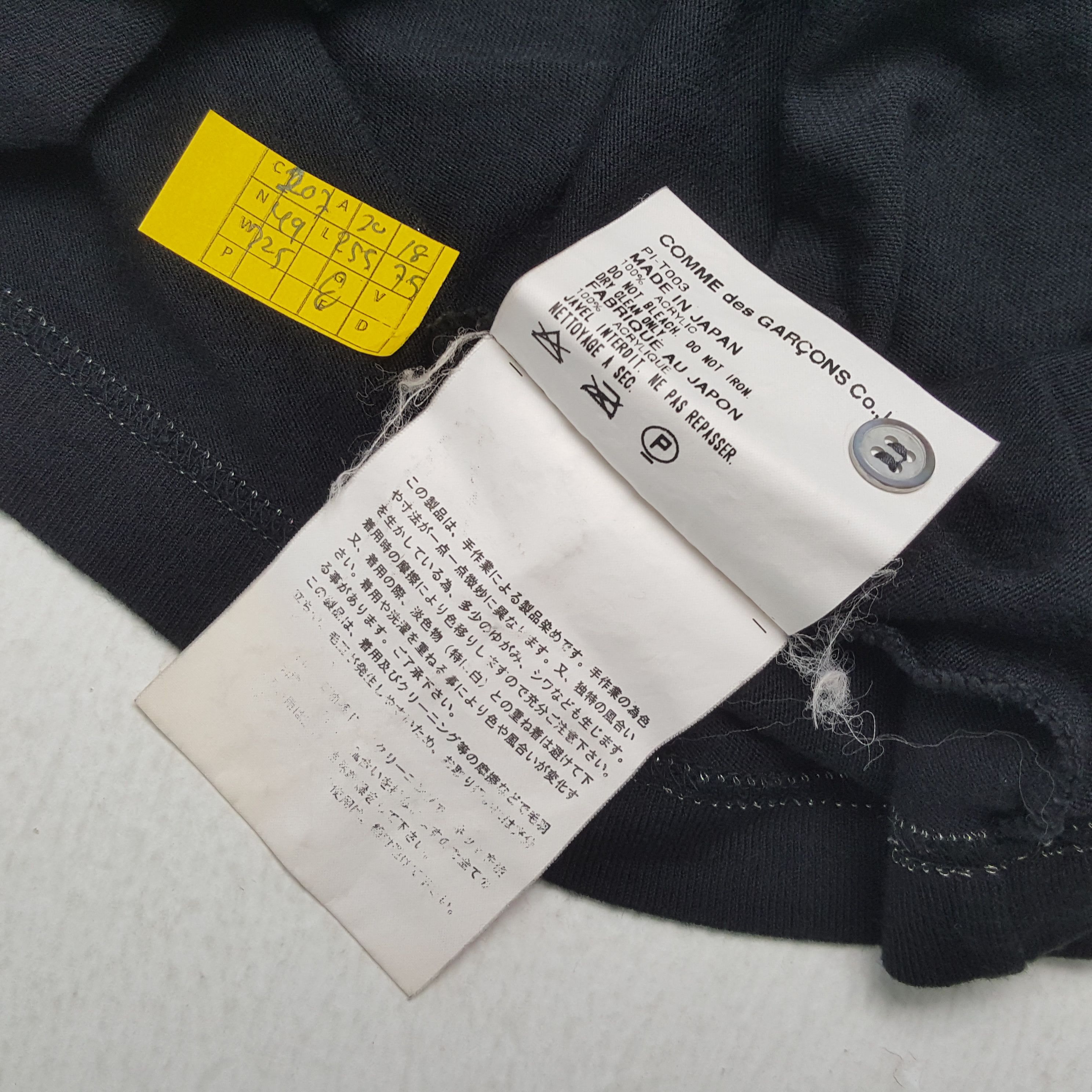 Comme des Garcons Homme Plus × Japanese Brand × Vintage Vintage COMME des GARÇONS HOMME PLUS Japanese Brand Polos Size US M / EU 48-50 / 2 - 4 Thumbnail