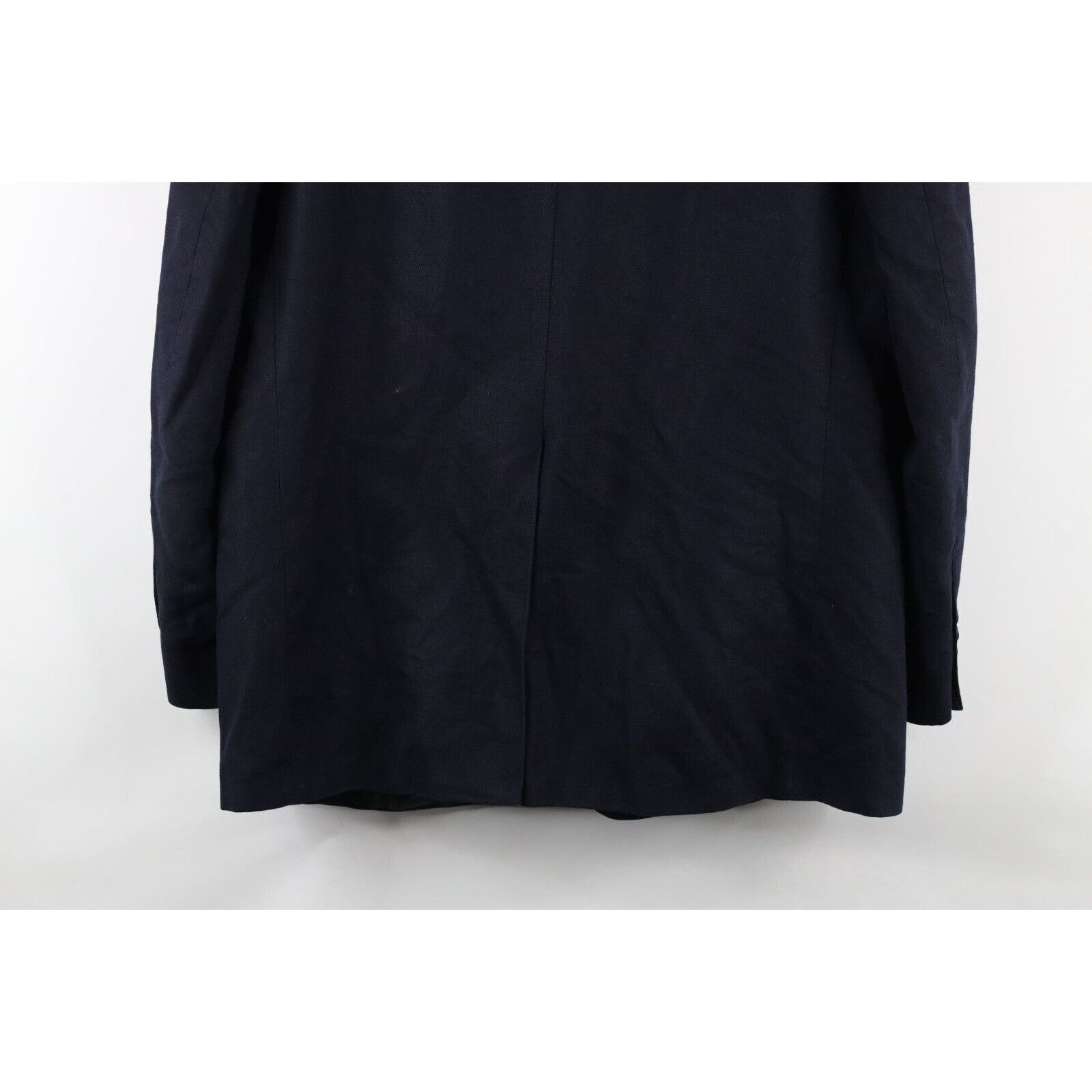 Lands' End × Vintage Vintage 90s Lands End Linen Blend 2 Button Suit Coat Jacket Size US L / EU 52-54 / 3 - 20 Thumbnail