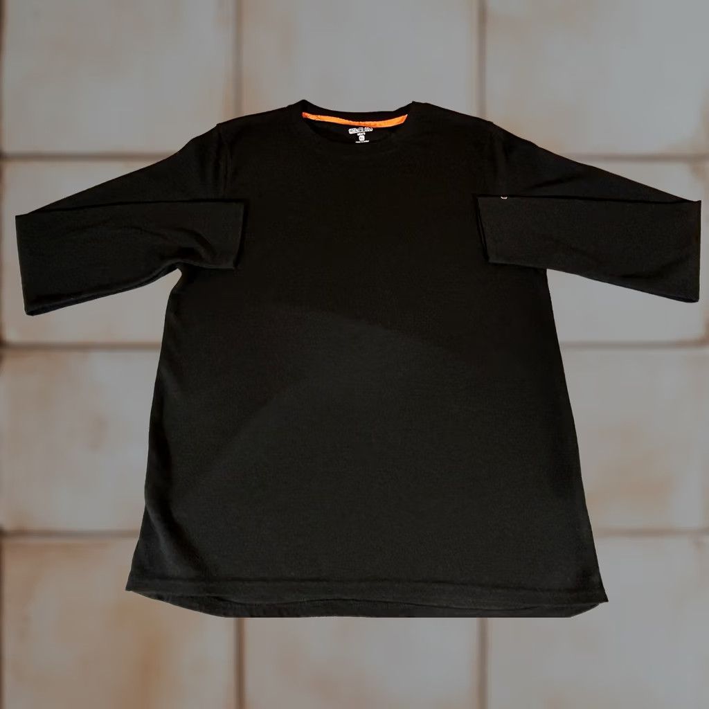 Layer 8 Omni Wool Shirt Mens XL Black Long Sleeve Thermal Base Layer Lightweight Top Size US XL / EU 56 / 4 - 1 Thumbnail