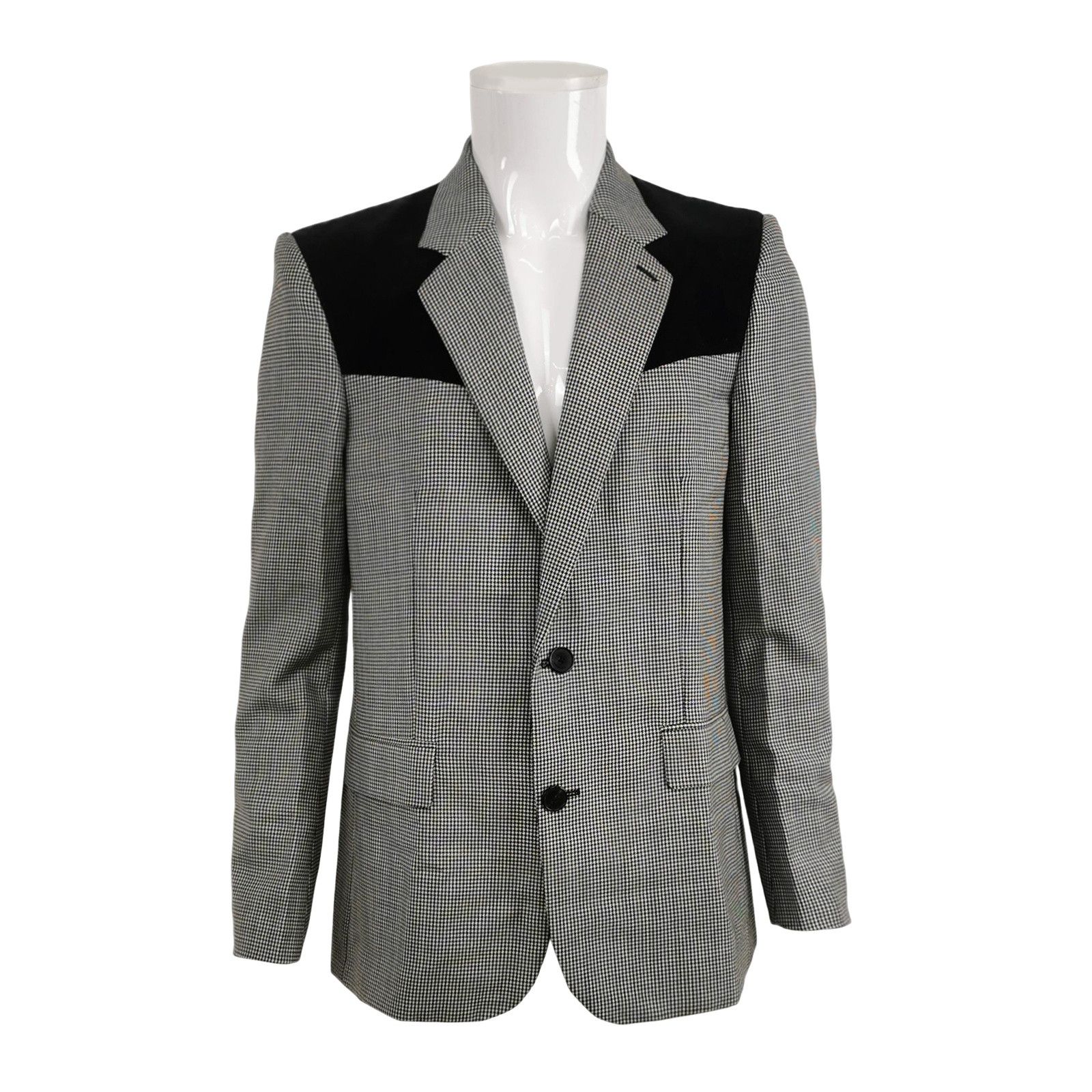 Givenchy Givenchy Houndstooth Wool Mohair Jacket 54 Size US L / EU 52-54 / 3 - 1 Thumbnail