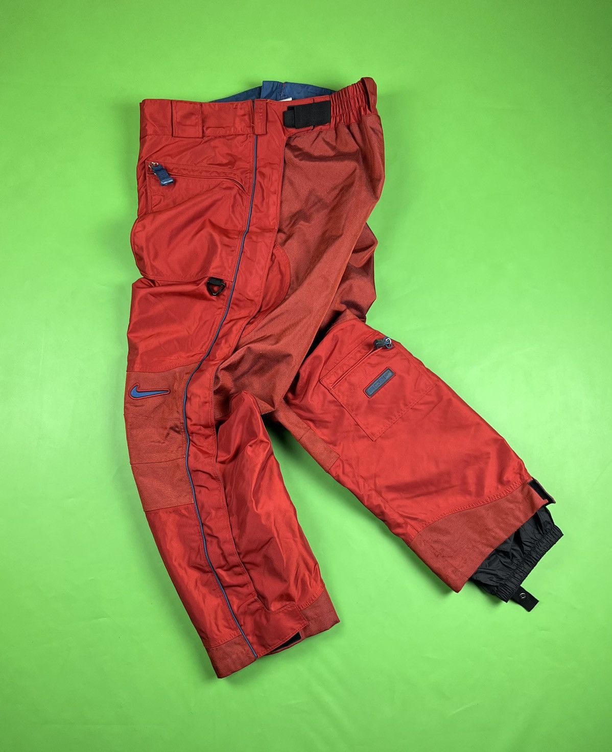 Nike Acg Vintage 90s Nike Acg Big Logo Full Zip Winter Ski Pants 