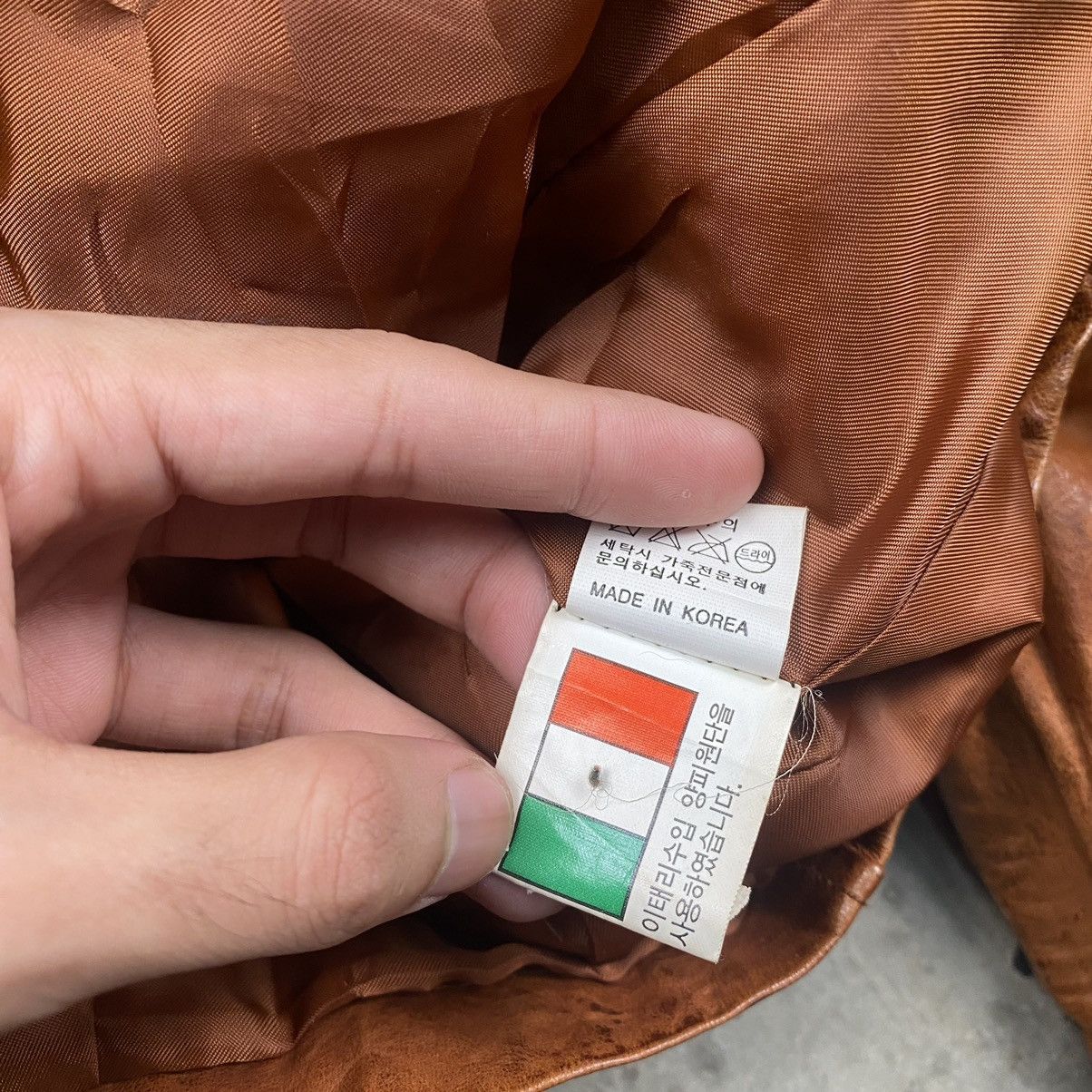 Japanese Brand × Vintage Vintage Brown Leather Biker Rocker Jacket Size XS / US 0-2 / IT 36-38 - 8 Thumbnail