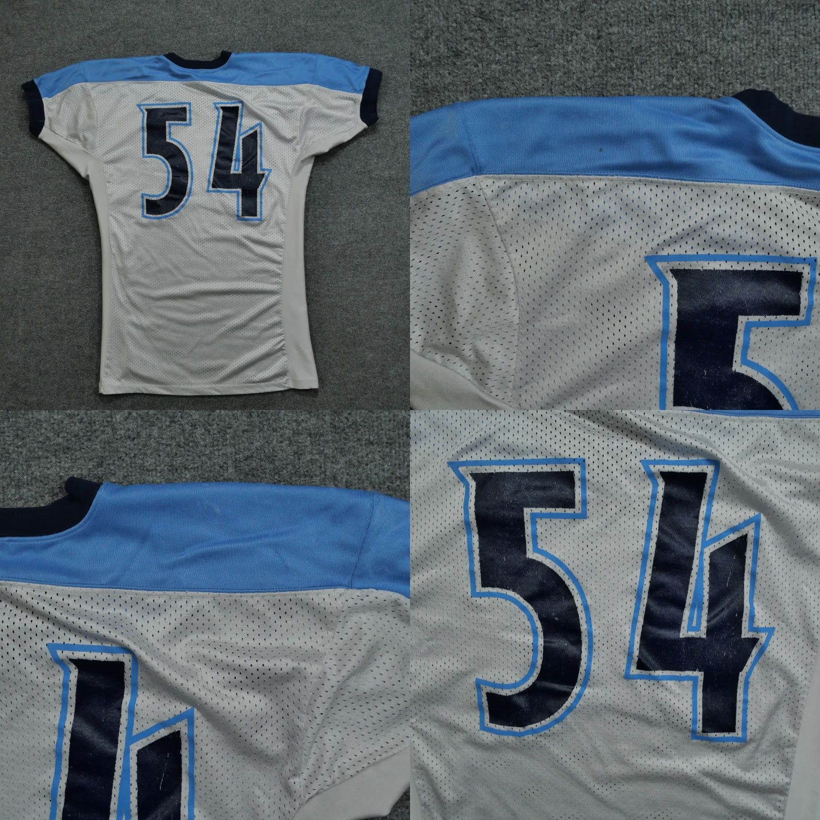 Russell Athletic VINTAGE Russell Athletic Jersey Mens Large White Blue Football Huskies Adult 90s Size US L / EU 52-54 / 3 - 8 Thumbnail