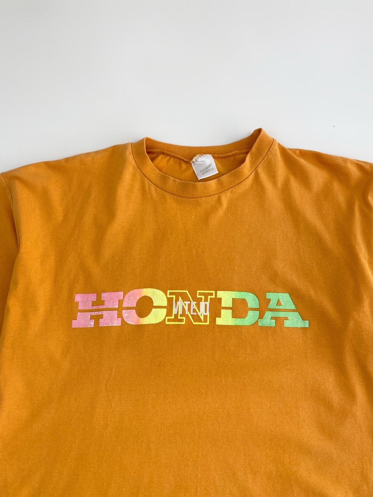 Honda × Vintage Vintage Honda Vitejo Orange T-Shirt Size US M / EU 48-50 / 2 - 2 Thumbnail