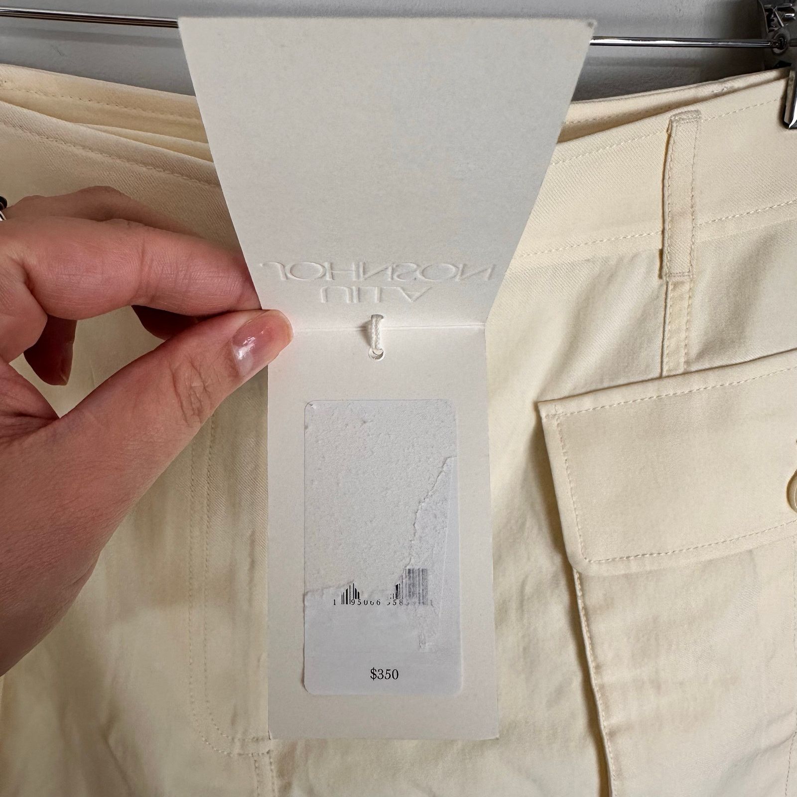 Ulla Johnson Ulla Johnson Sadie High-Rise Cargo Cotton Tencel Shorts 14 Size 36" / US 14 / IT 50 - 12 Thumbnail