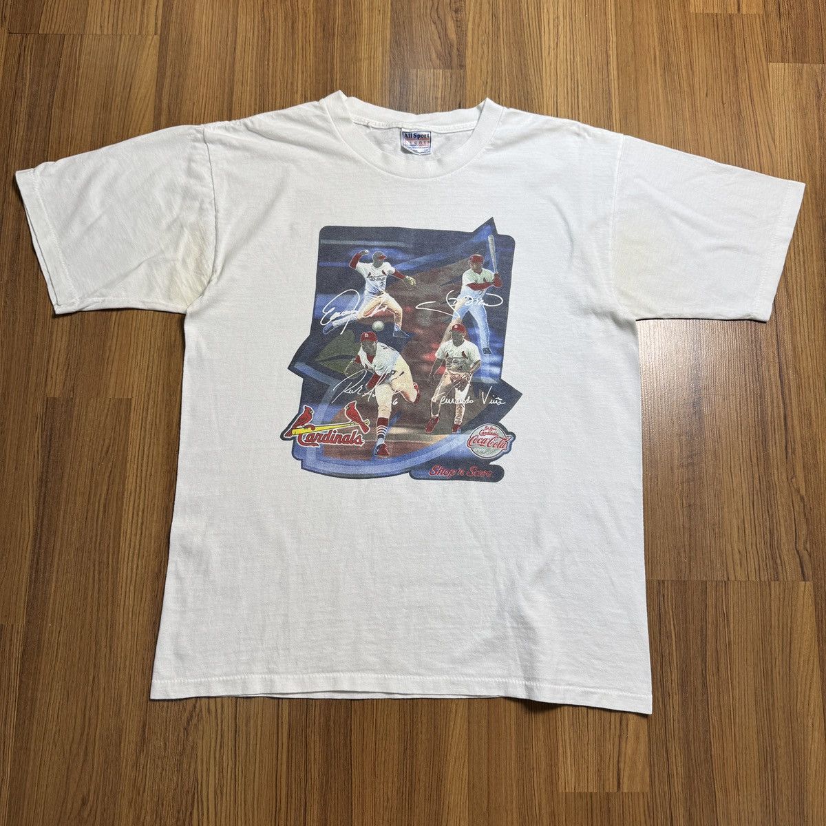 MLB × Vintage 2000s St Louis Cardinals Coca cola J.D. Drew Baseball sport Size US L / EU 52-54 / 3 - 2 Thumbnail