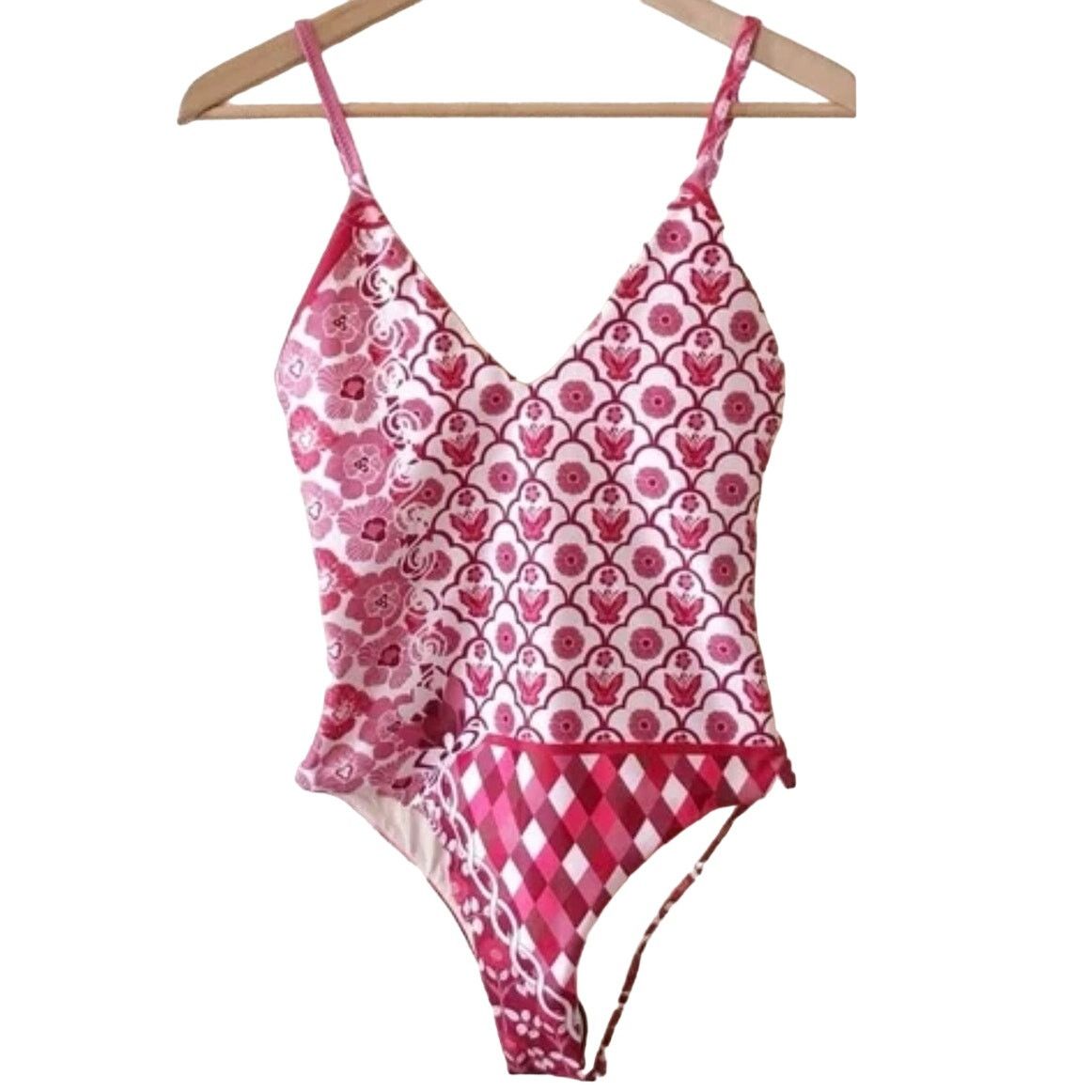 Carolina K × Free People New Marieta Floral One-Piece Swimsuit $285 SMALL Size S / US 4 / IT 40 - 2 Thumbnail