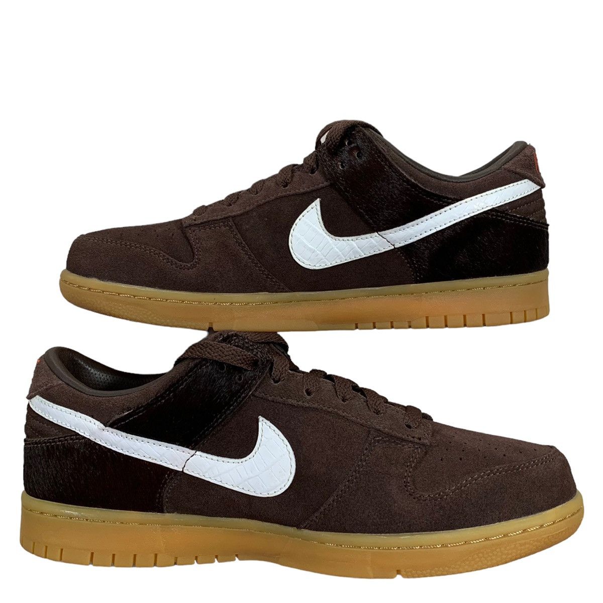 Vintage VTG Nike Dunk Low Premium Baroque Brown Orange 2008 Sneakers Size US 8.5 / EU 41-42 - 2 Thumbnail