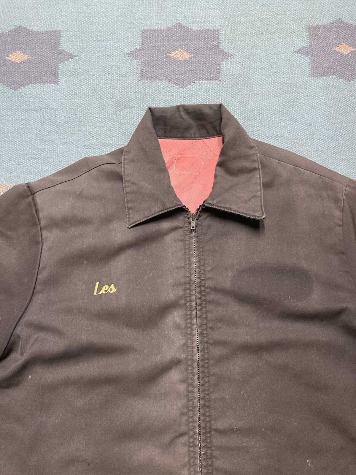 Vintage 60s work jacket zip distressed insulated talon Union made XL Size US XL / EU 56 / 4 - 10 Thumbnail