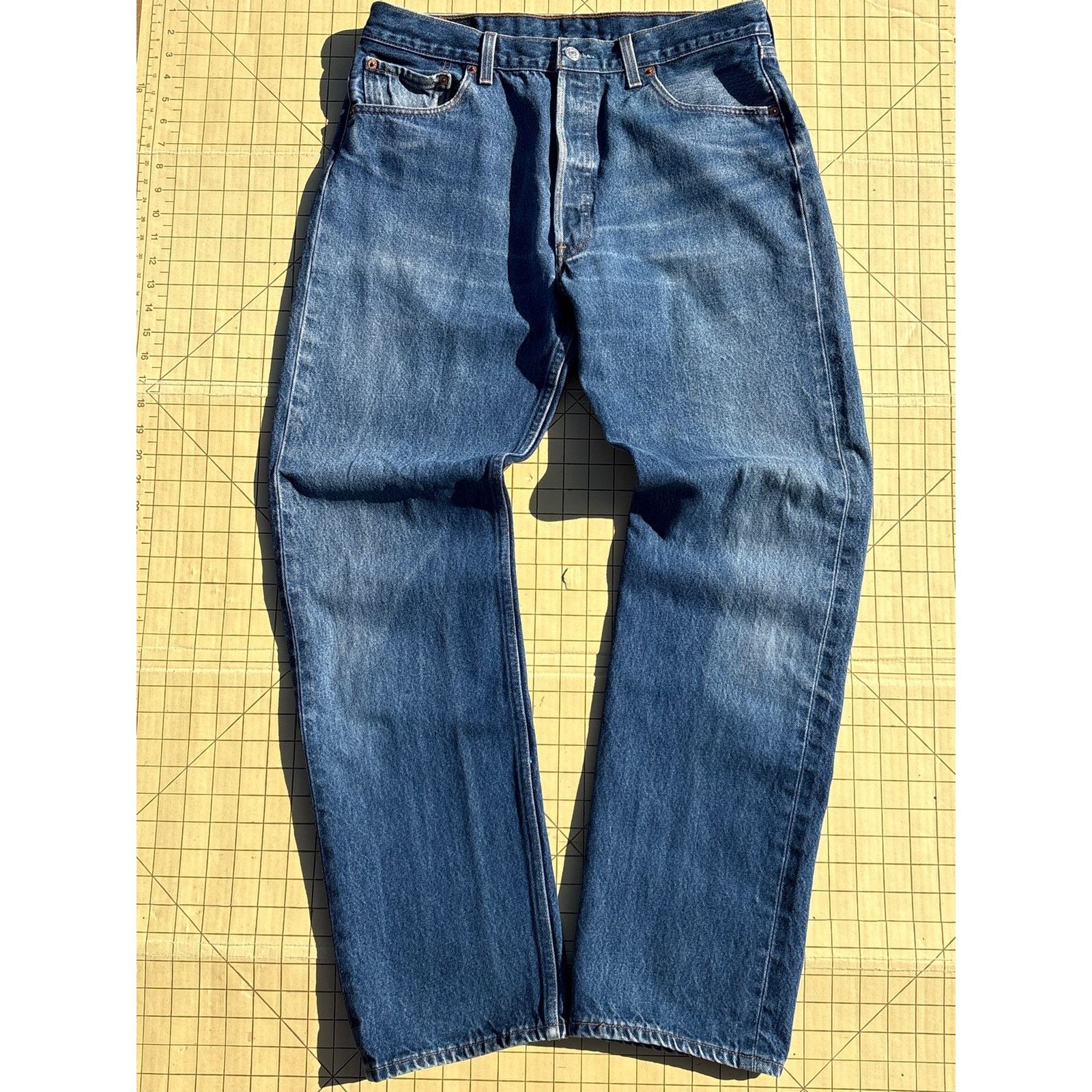 Levi's Vintage Y2K Levi’s 501-0000 XX button fly jeans 36x36(33x33) Size US 33 - 1 Thumbnail