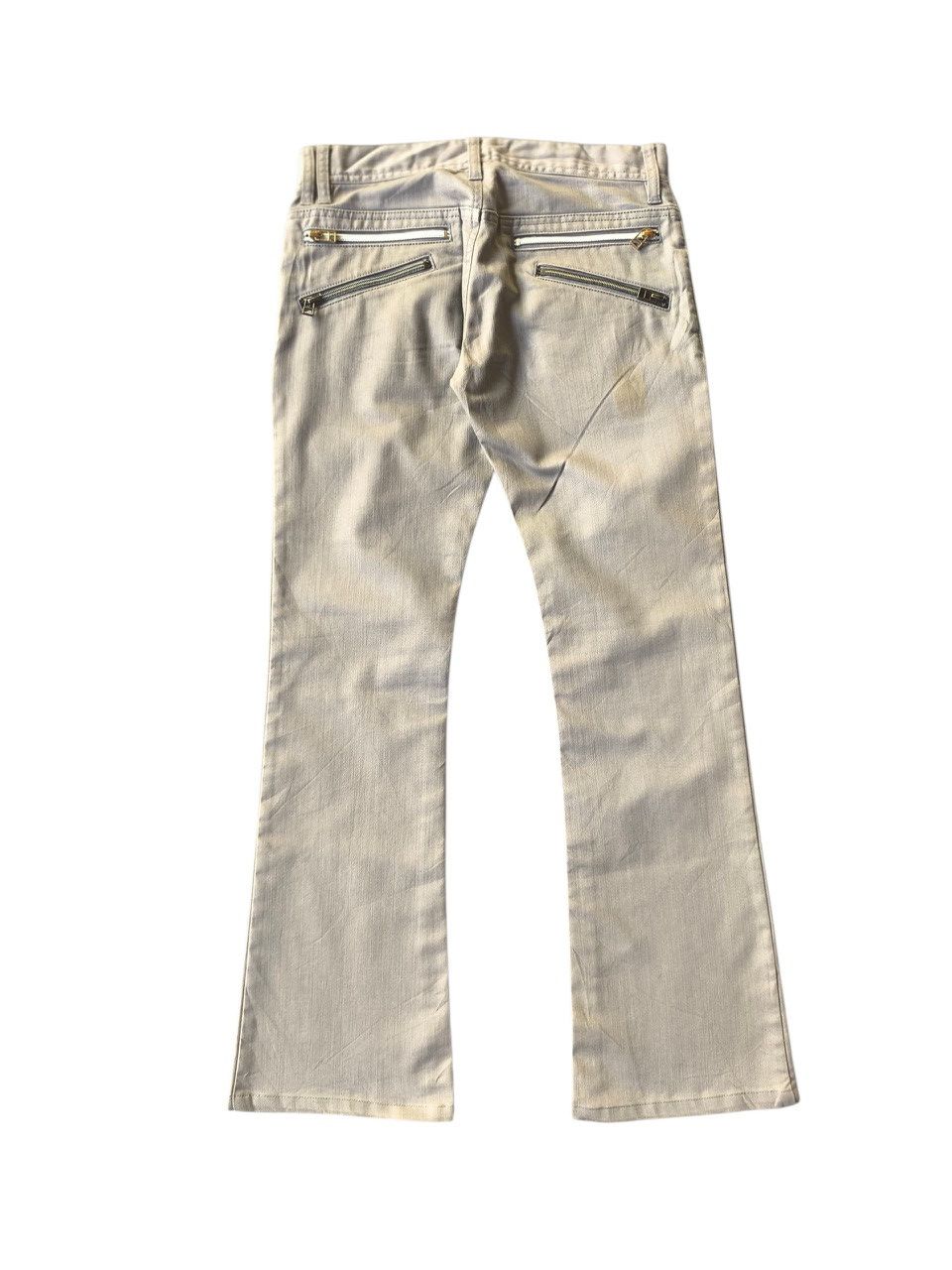 Japanese Brand Semantic Design Multizipper Pocket Flared Pants Size US 30 / EU 46 - 2 Thumbnail